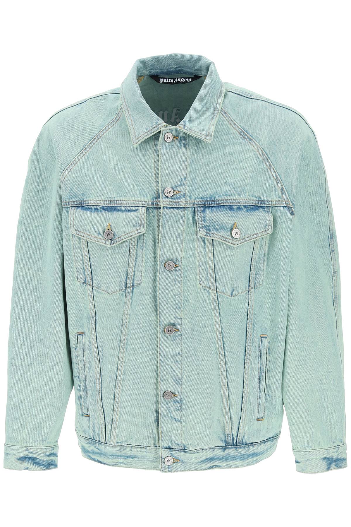 Palm Angels Denim Overdye Jacket