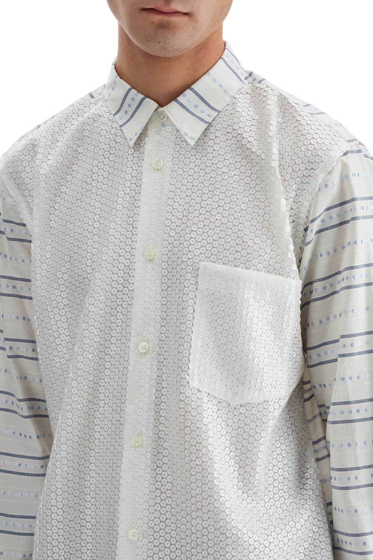 Comme Des Garcons Homme Plus Maxi Jacquard Shirt With