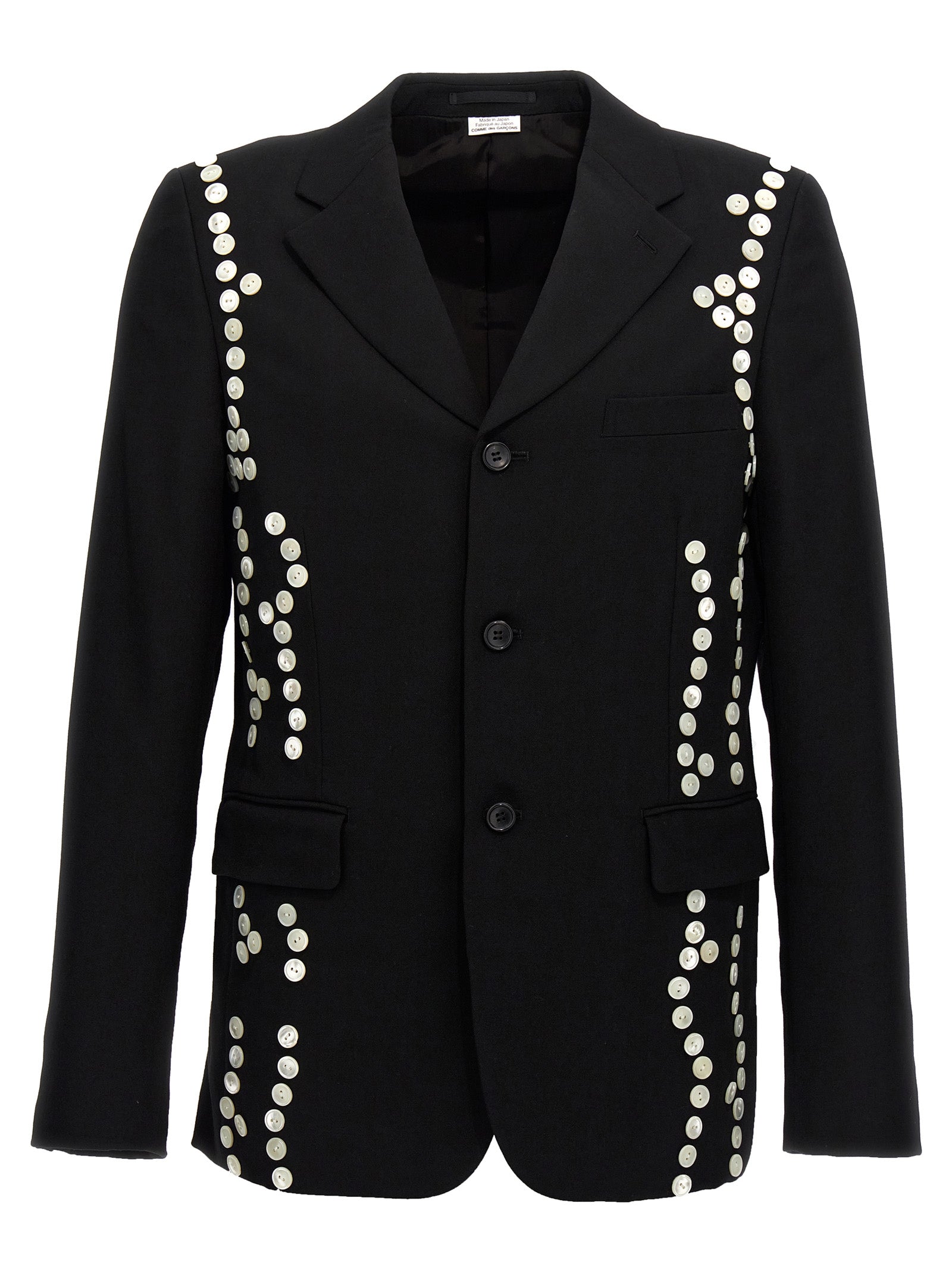 Comme Des Garçons Homme Plus Single-Breasted Button Blazer