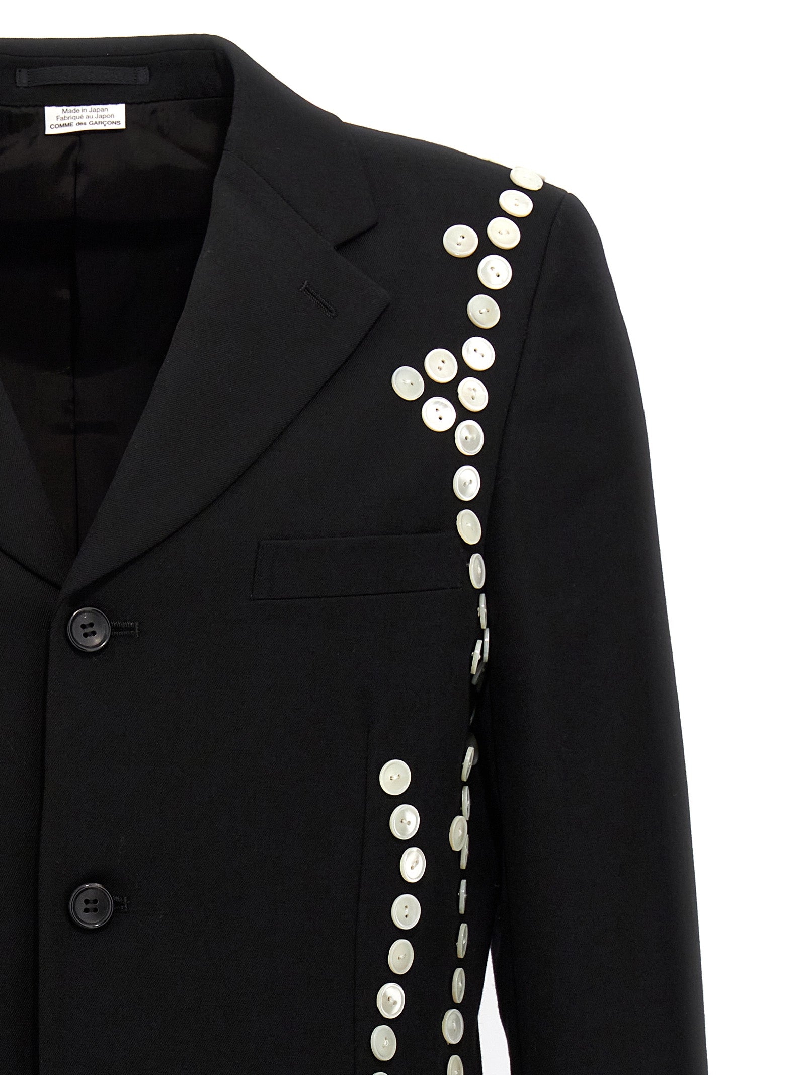 Comme Des Garçons Homme Plus Single-Breasted Button Blazer