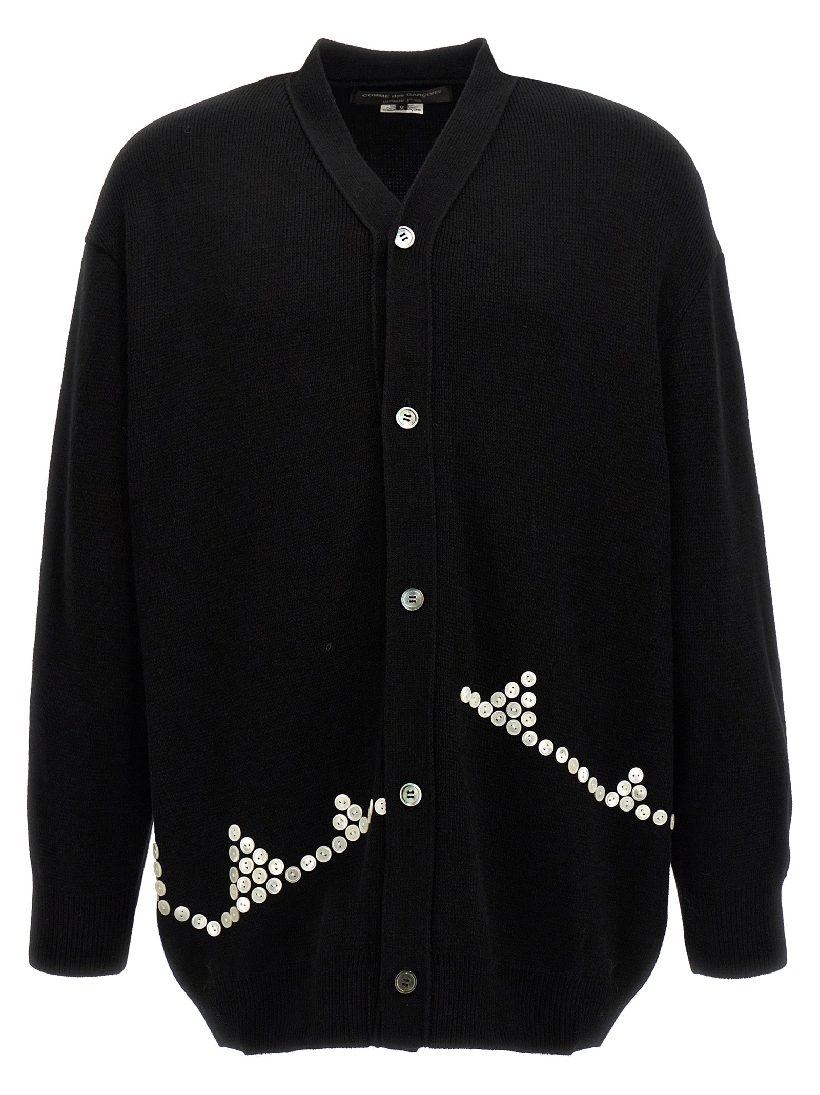 Comme Des Garçons Homme Plus Button Detail Sweater