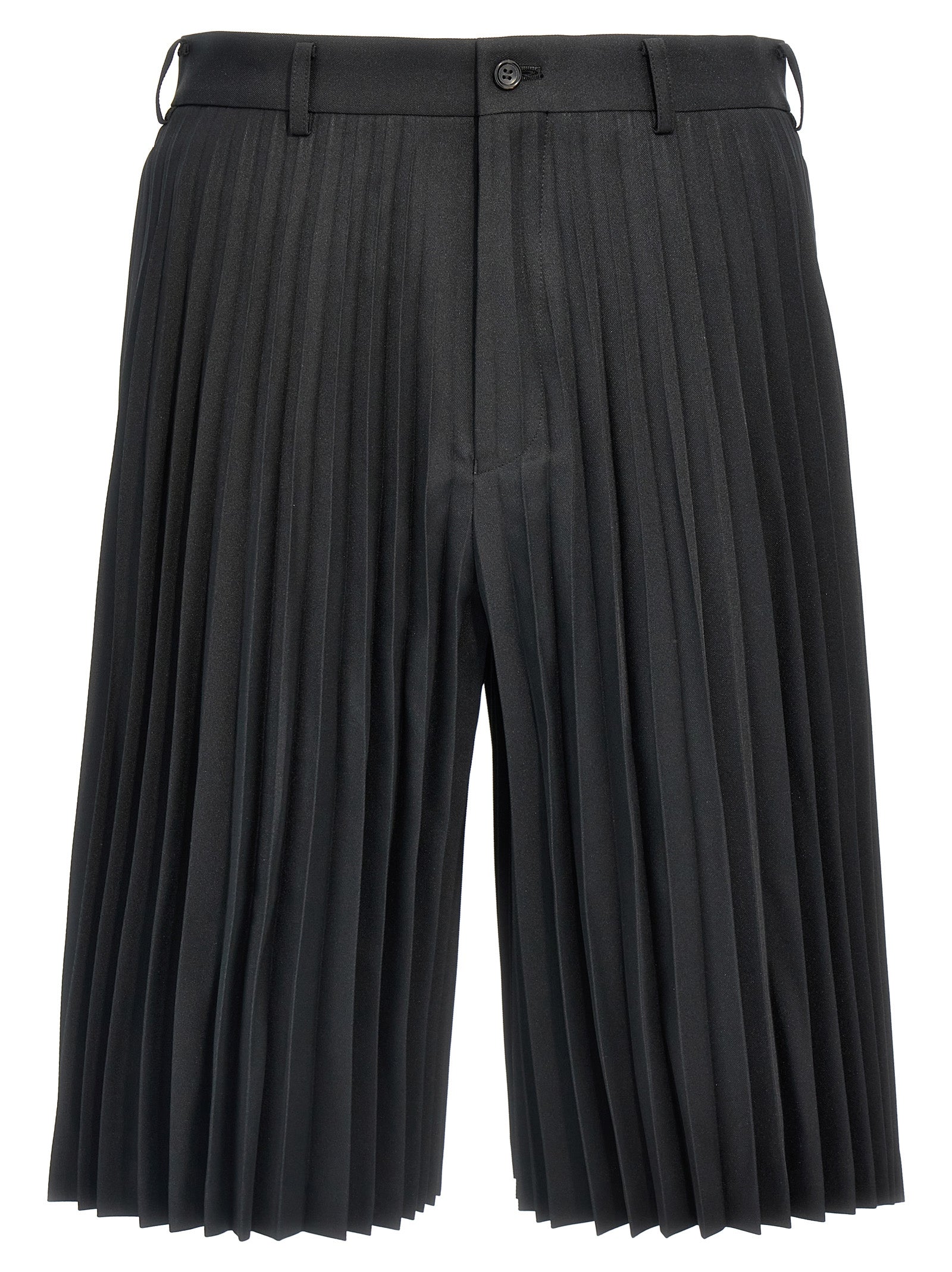 Comme Des Garçons Homme Plus Pleated Bermuda Shorts