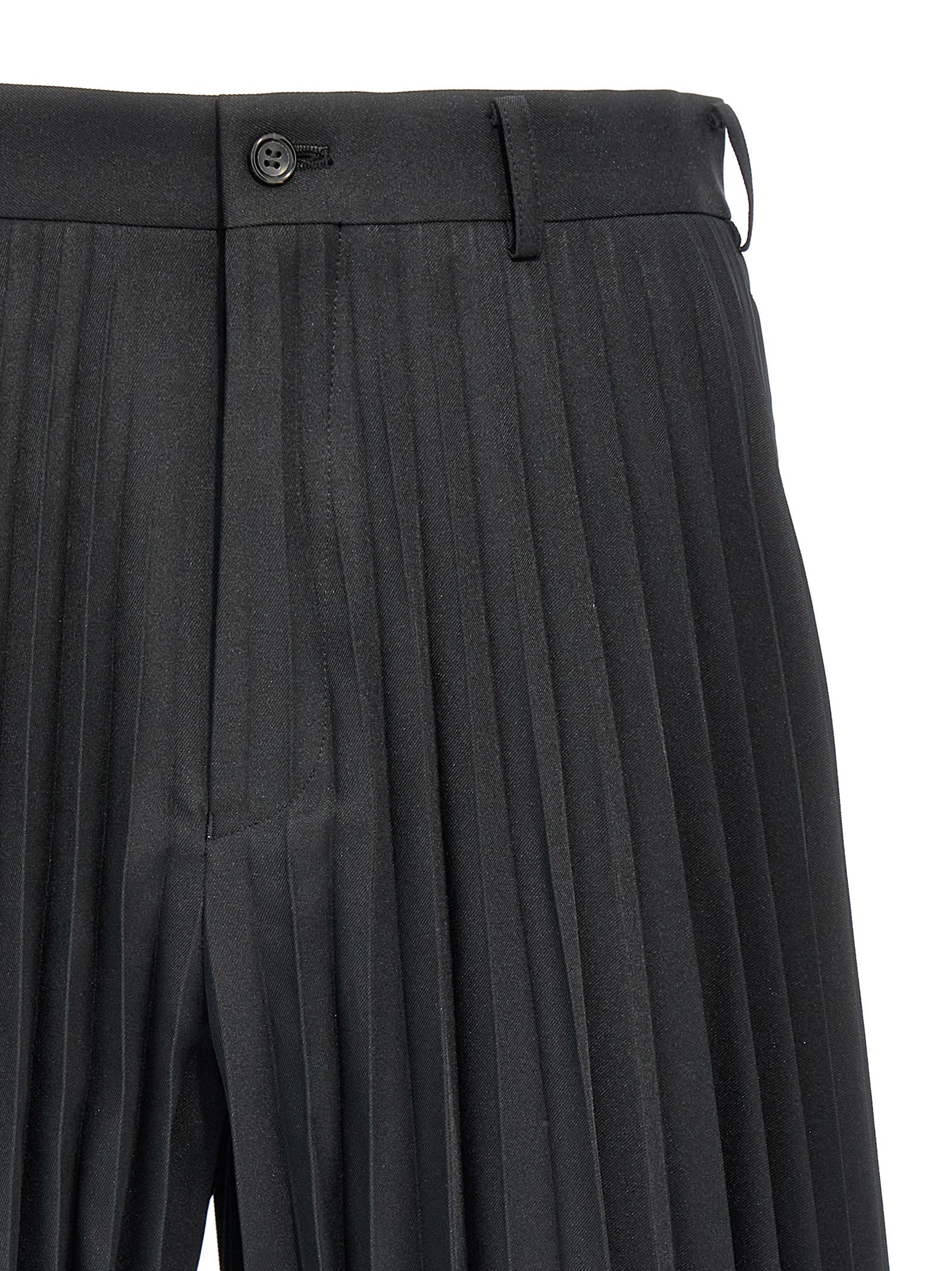 Comme Des Garçons Homme Plus Pleated Bermuda Shorts