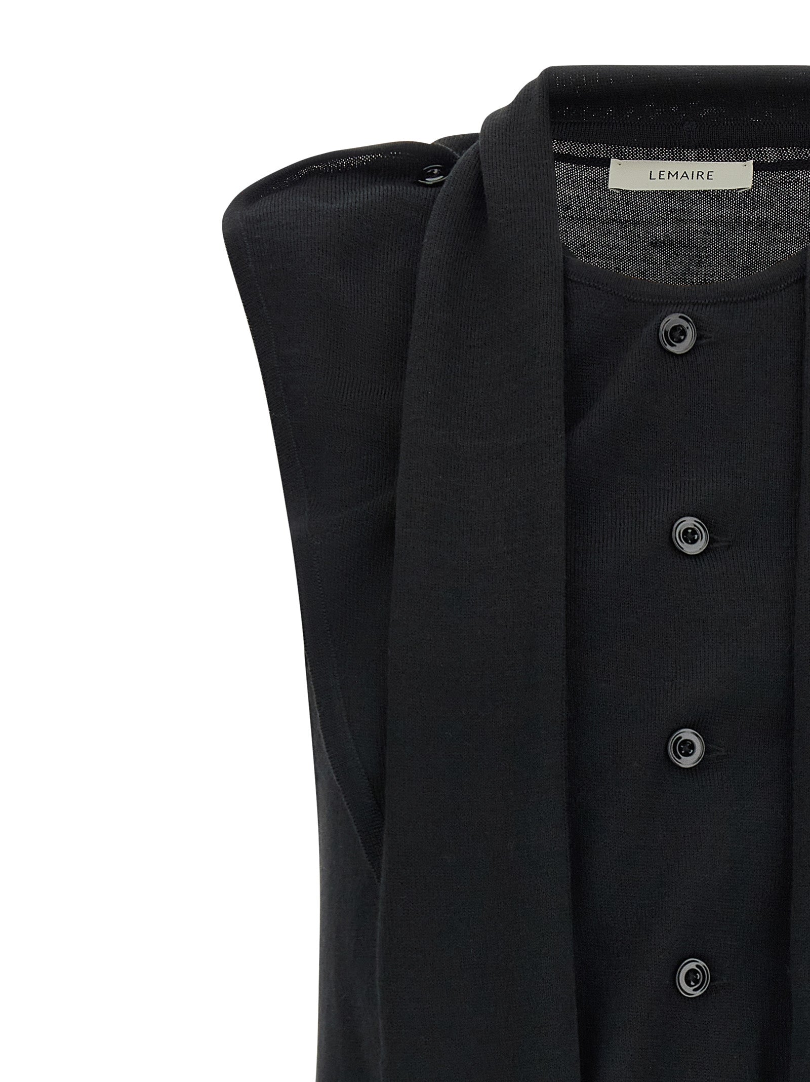 Lemaire Draped Panel Vest