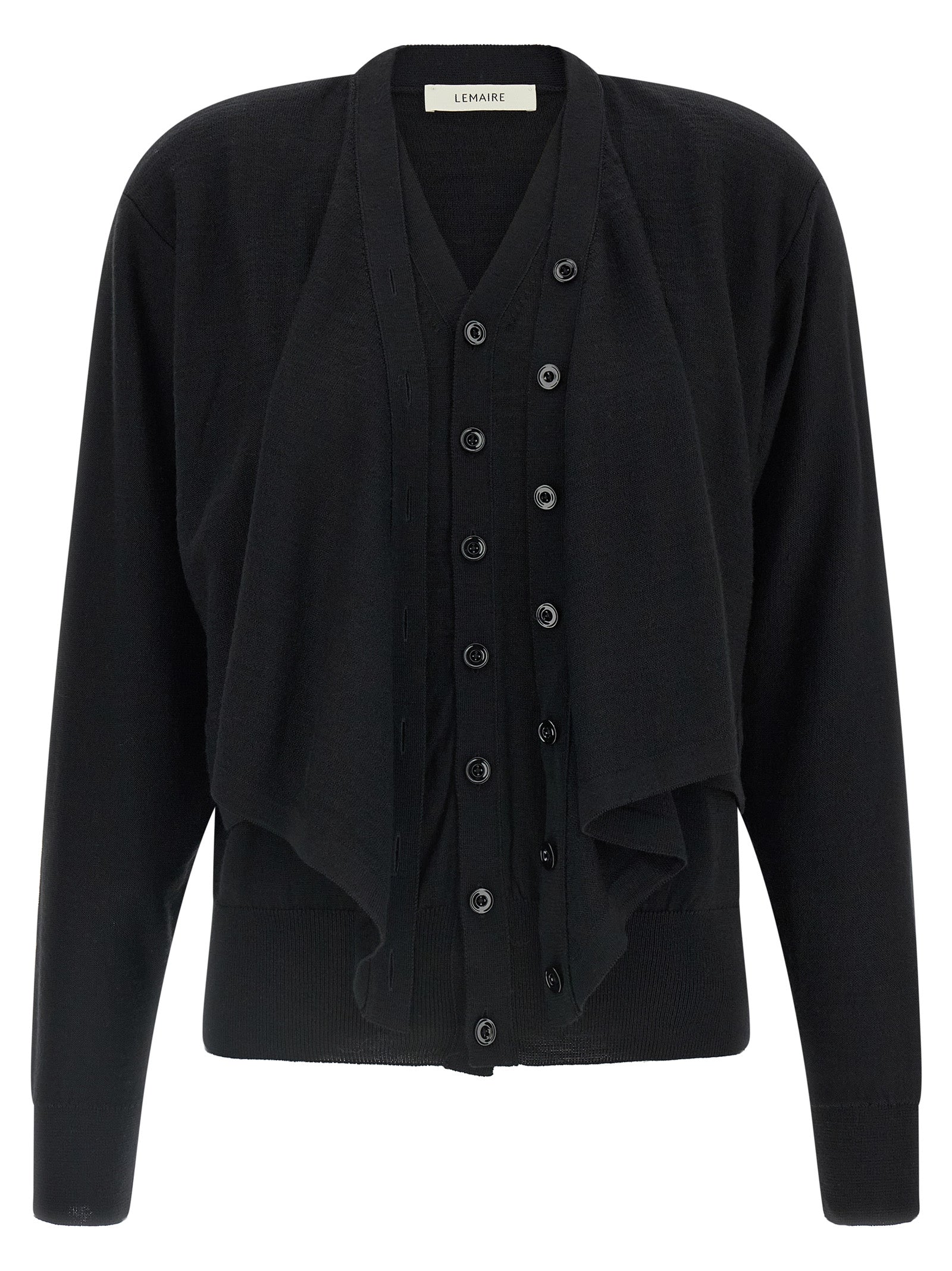 Lemaire Trompe L'Oeil Construction Cardigan