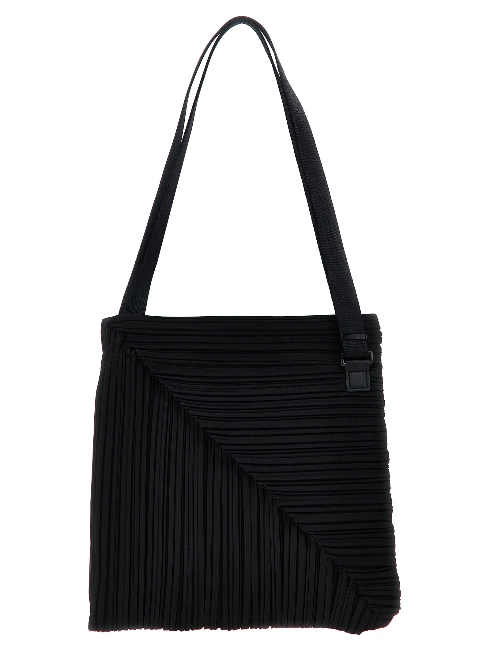 Pleats Please Issey Miyake 'Diagonal Pleats Bag' Shoulder Bag