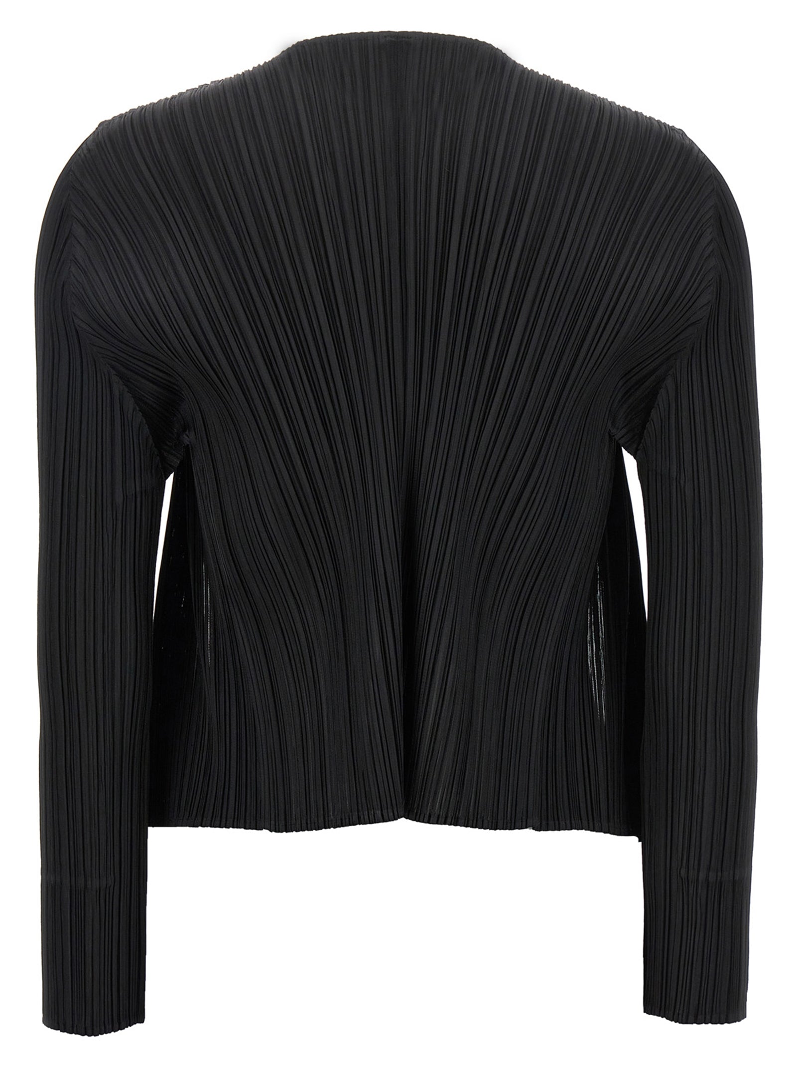 ISSEY MIYAKE PLEATS PLEASE カーディガン　黒 Pleats Please Issey Miyake │ SS25 Cardigan in Black