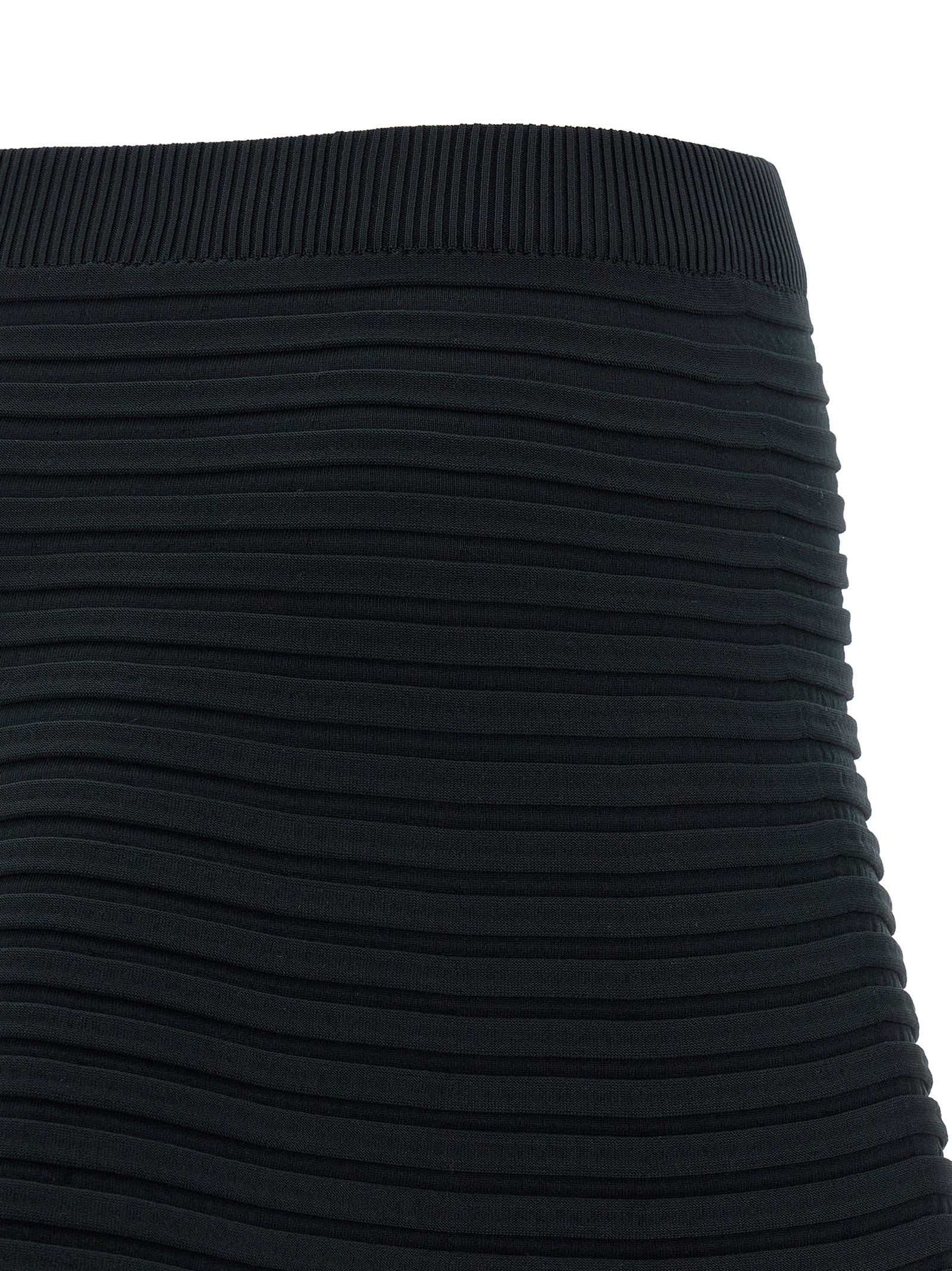 Pleats Please Issey Miyake 'Bounce Knit' Midi Skirt