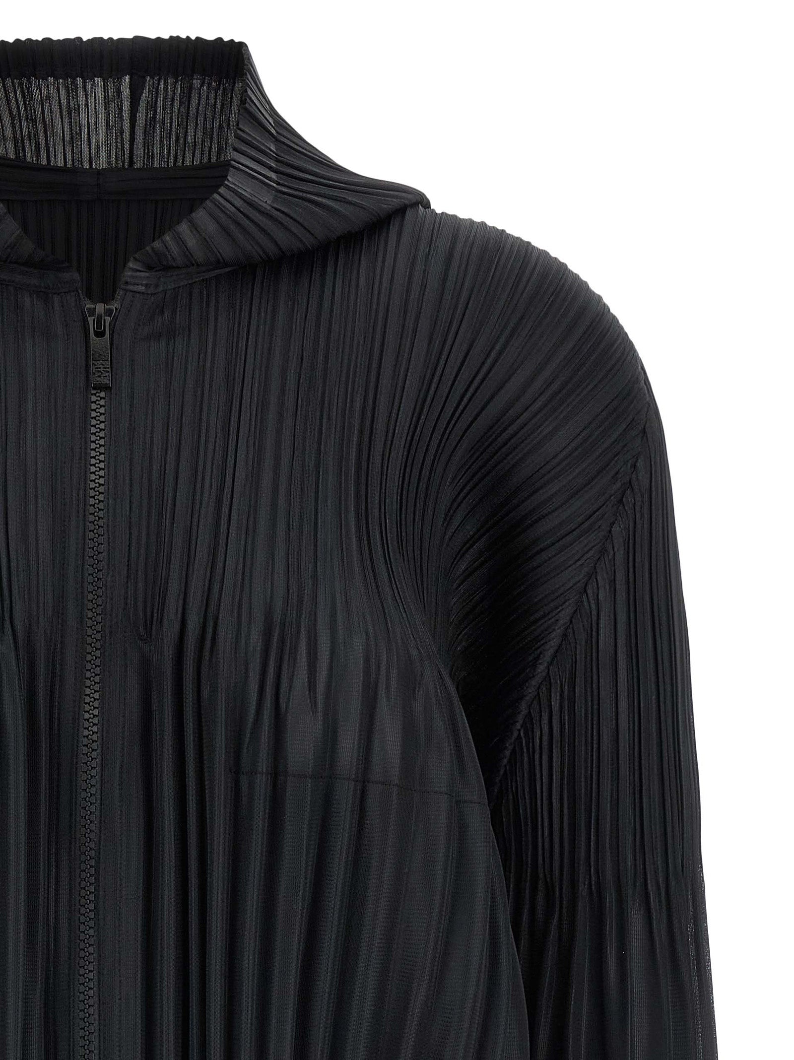 Pleats Please Issey Miyake 'Fluffy Basics' Cardigan