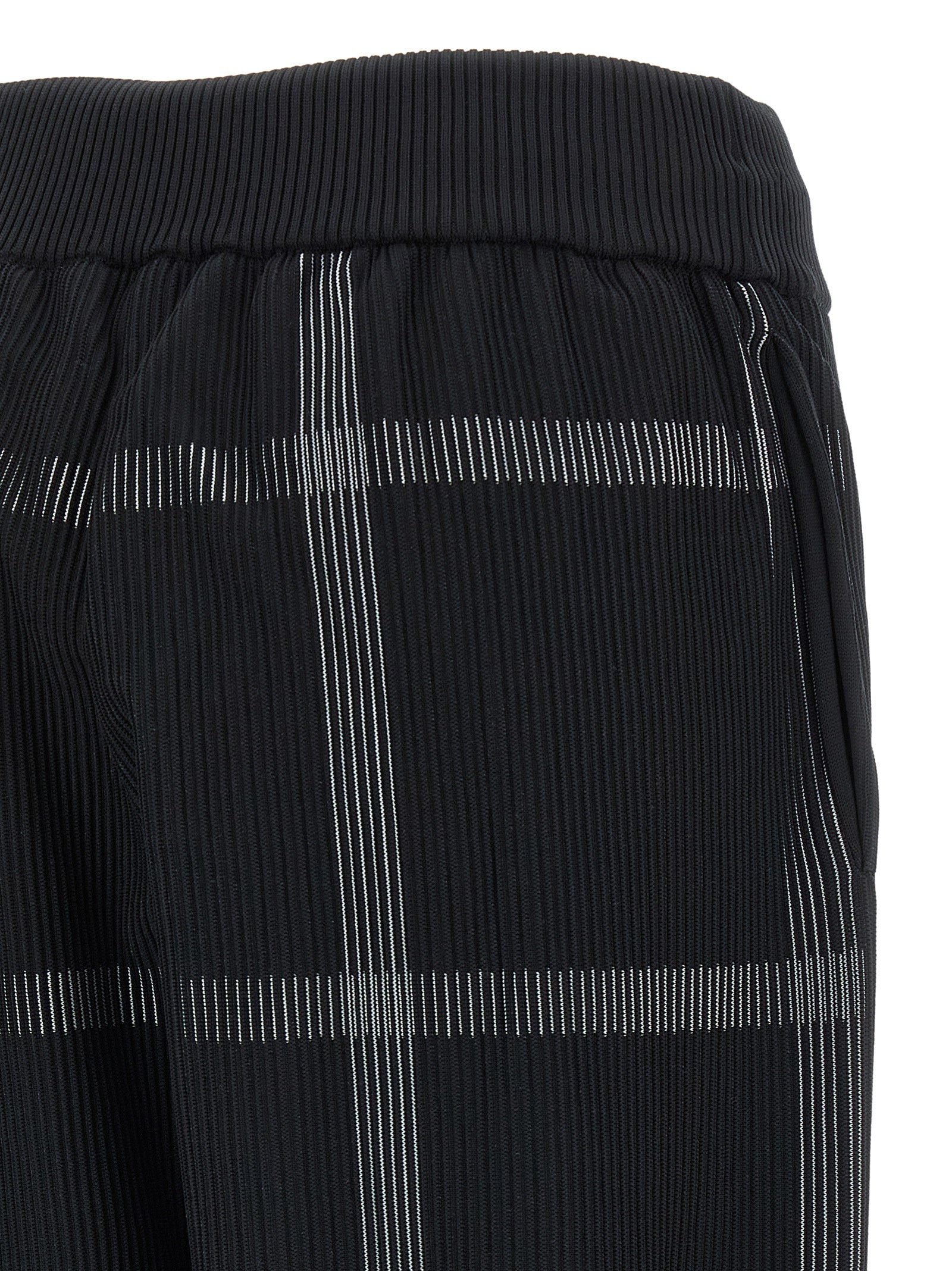 Pleats Please Issey Miyake 'Crossing Knit' Pants
