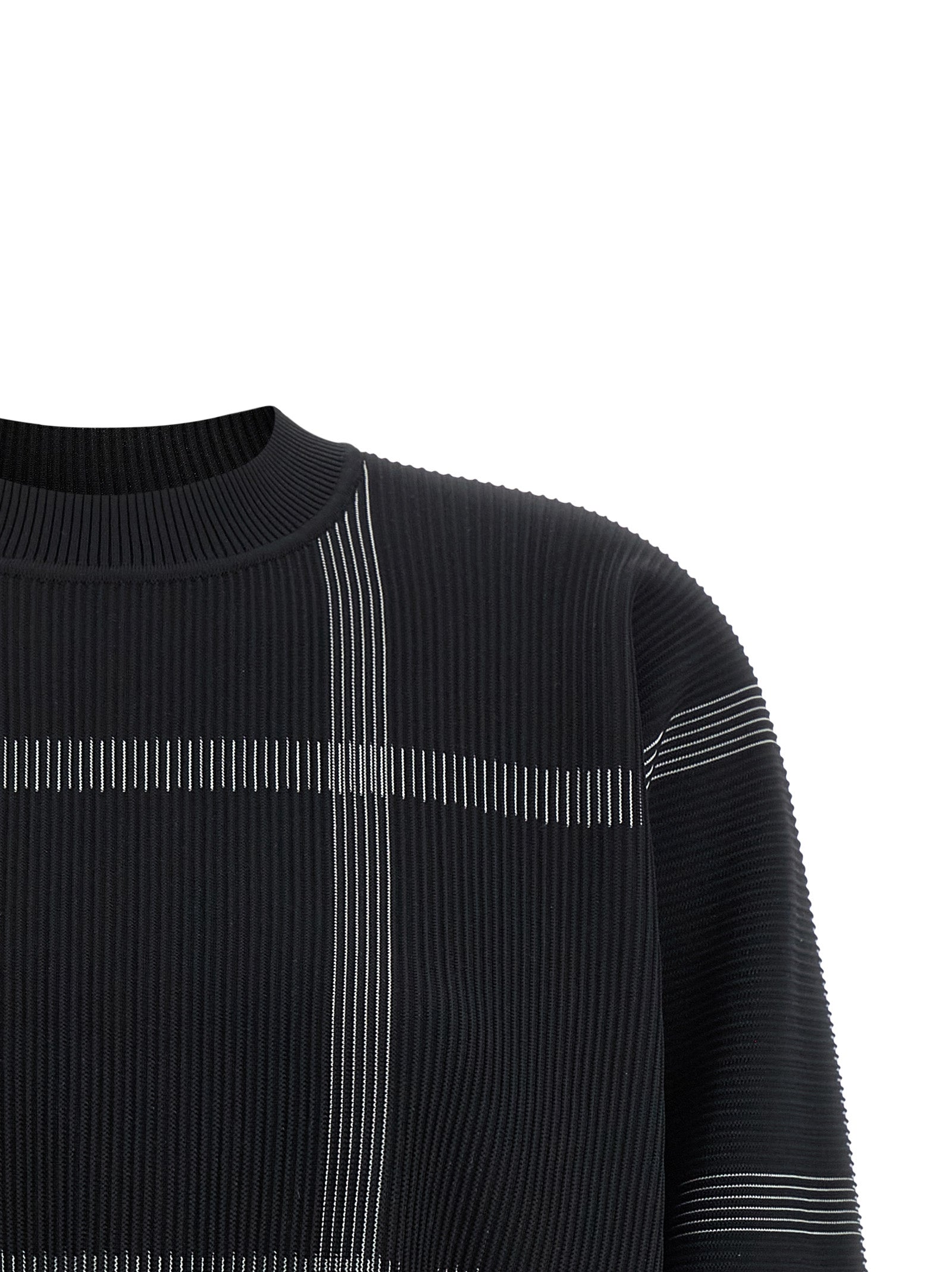 Pleats Please Issey Miyake 'Crossing Knit' Sweater