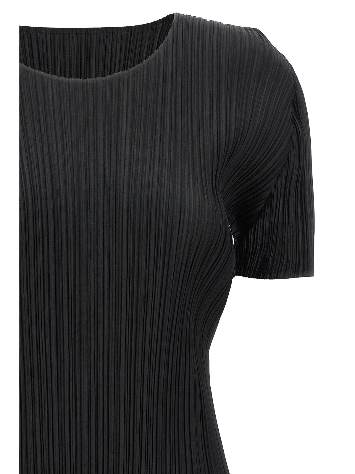 Pleats Please Issey Miyake Black 'Basics' Top