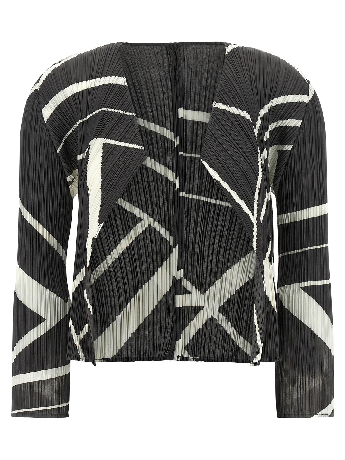 Pleats Please Issey Miyake 'Fold Line' Cardigan
