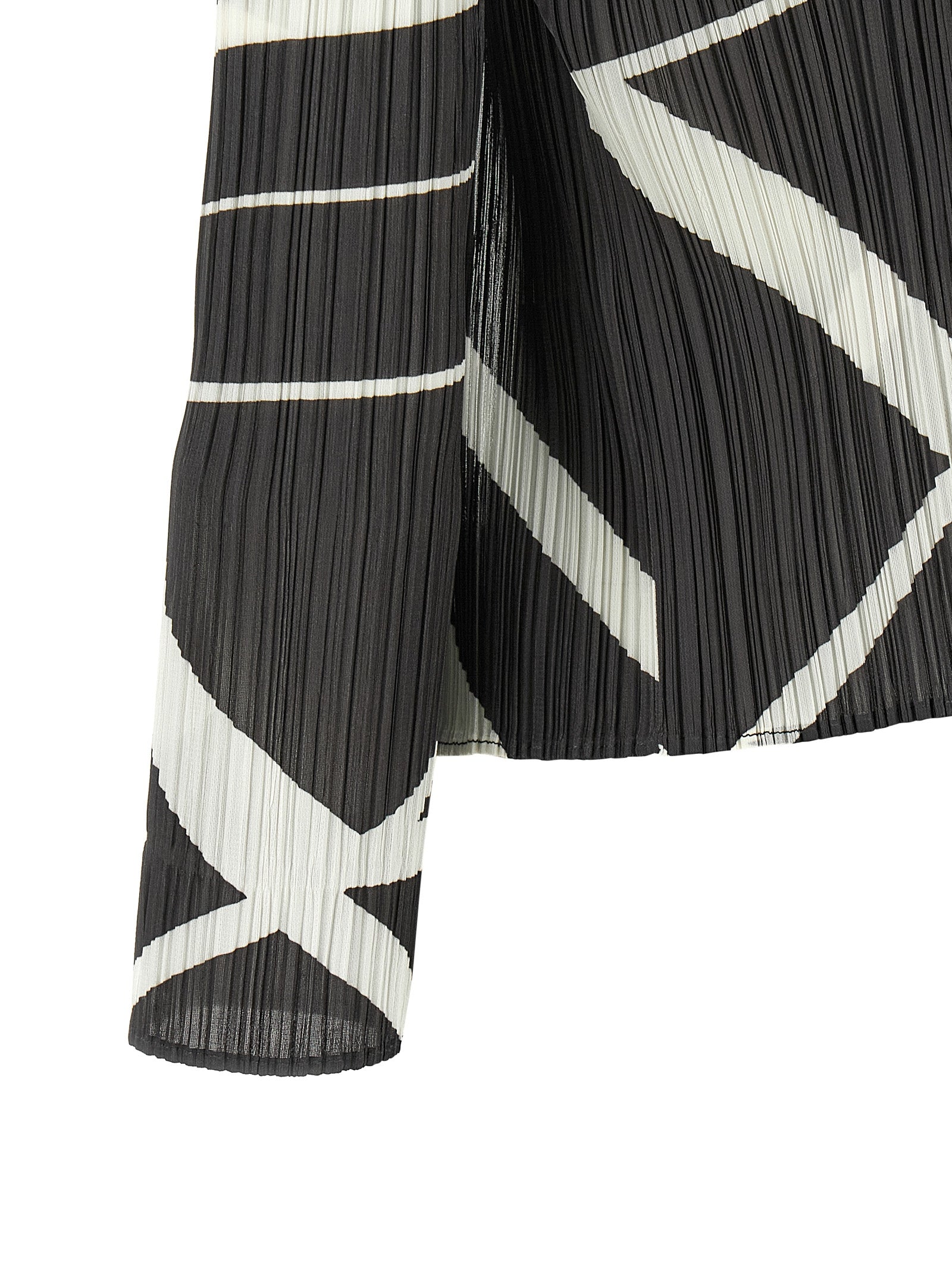 Pleats Please Issey Miyake 'Fold Line' Cardigan