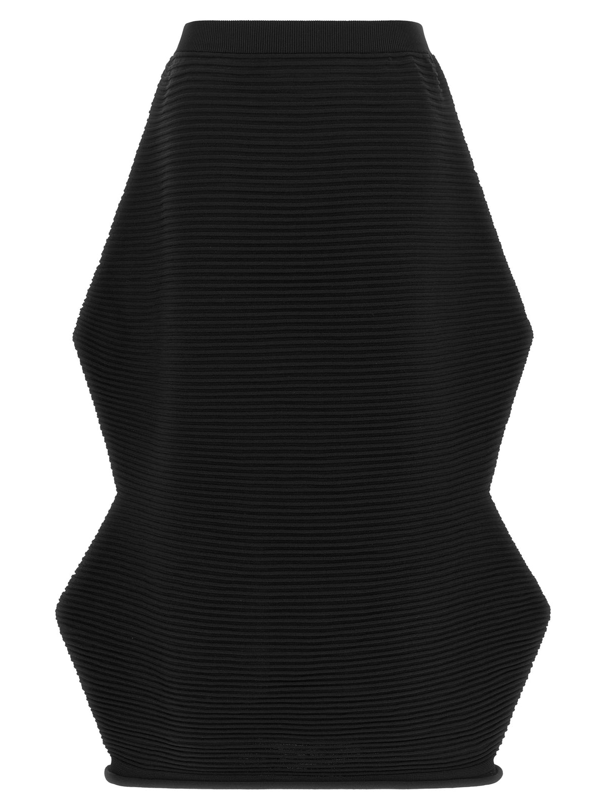 Pleats Please Issey Miyake 'Zig Zag Knit' Skirt