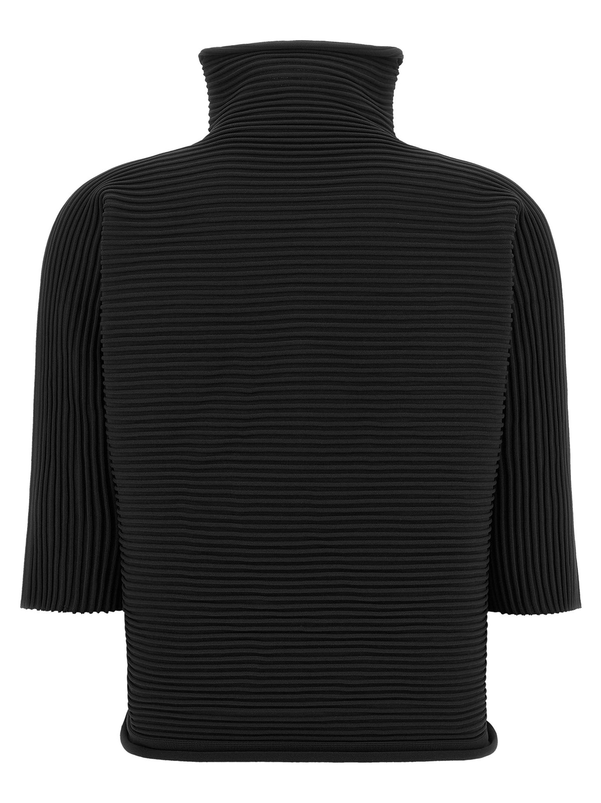Pleats Please Issey Miyake 'Zig Zag Knit' Blouse