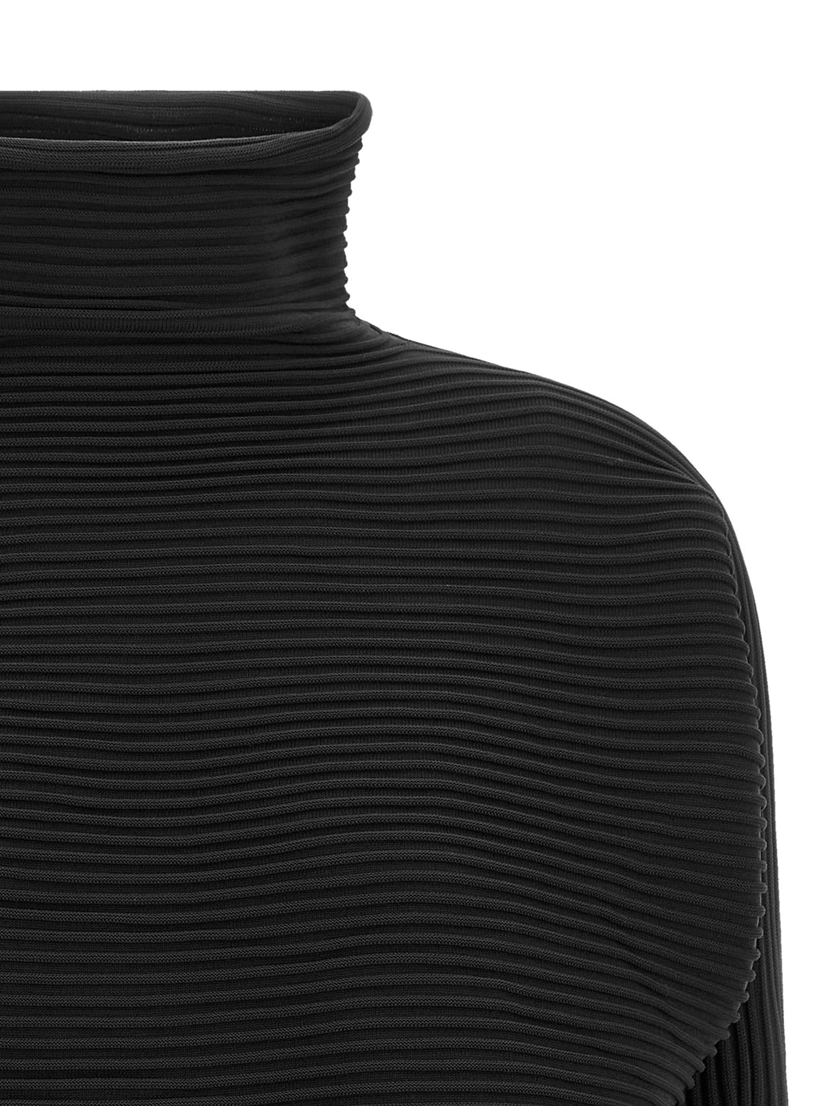 Pleats Please Issey Miyake 'Zig Zag Knit' Blouse