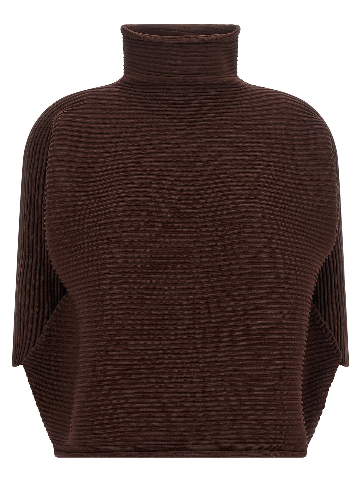 Pleats Please Issey Miyake 'Zig Zag Knit' Blouse