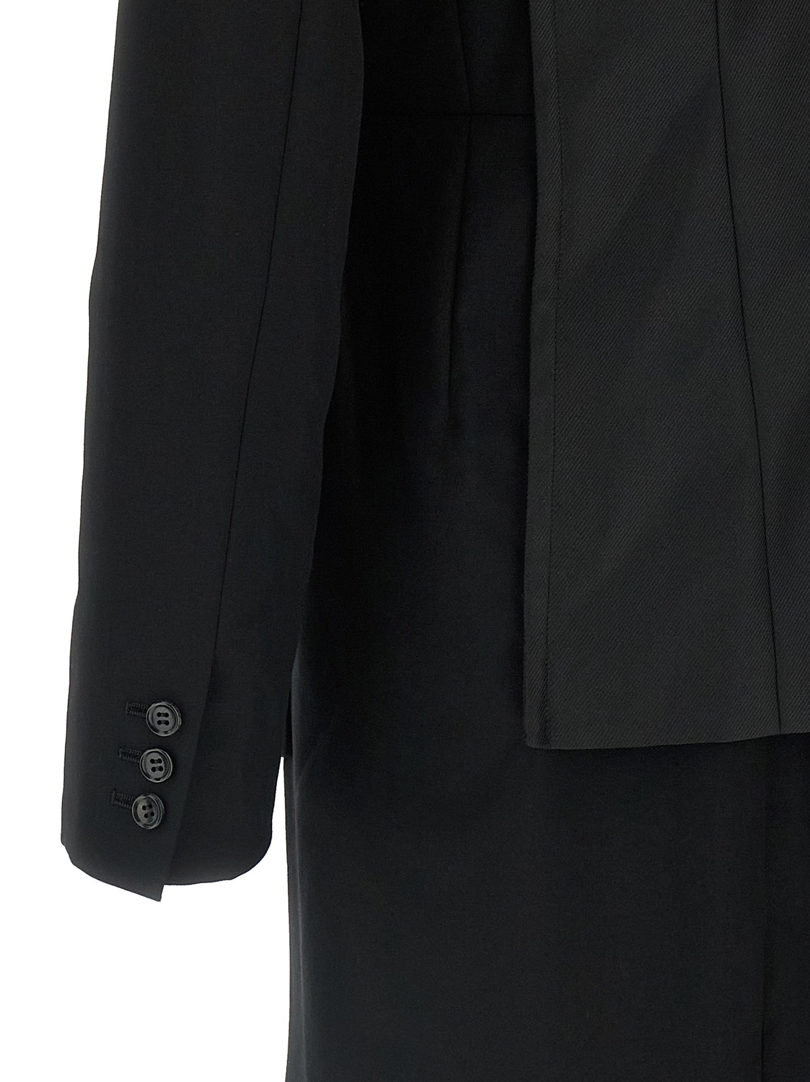 Comme Des Garçons Homme Plus Double Layer Blazer Jacket