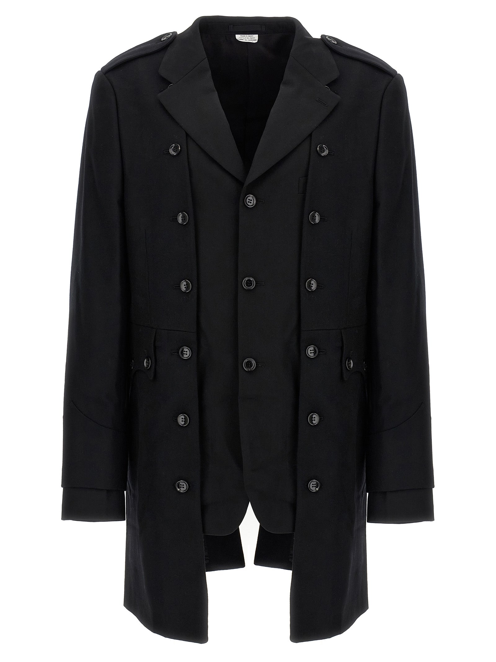 Comme Des Garçons Homme Plus Double Layer Blazer Coat