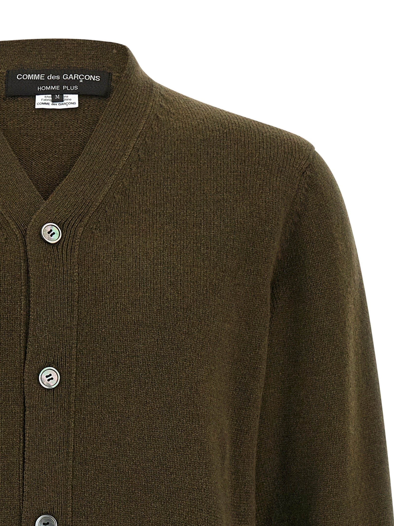 Comme Des Garçons Homme Plus Jacquard Insert Cardigan