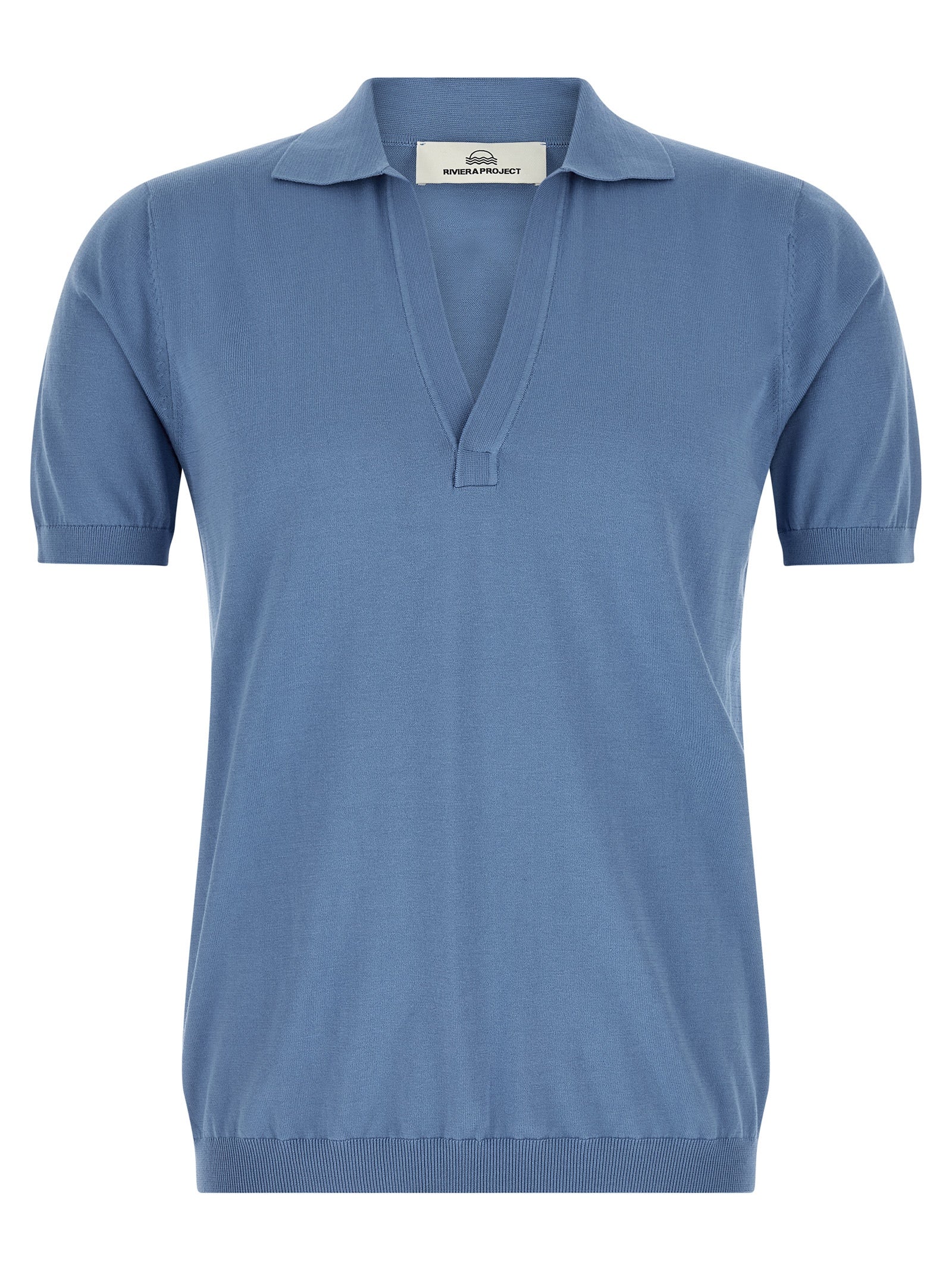 Riviera Project Open Collar Polo Shirt