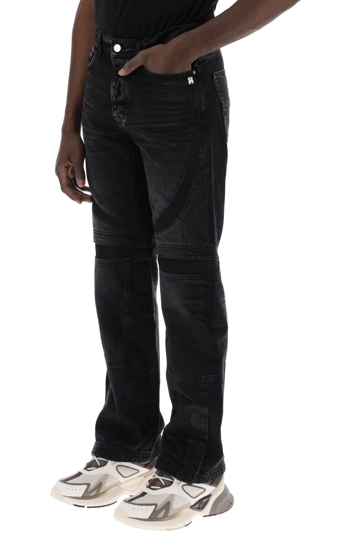 Amiri Mx-3 Jeans With Mesh Inserts