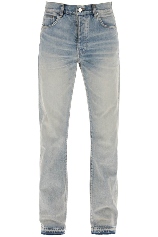 Amiri Straight Cut Loose Jeans Blue