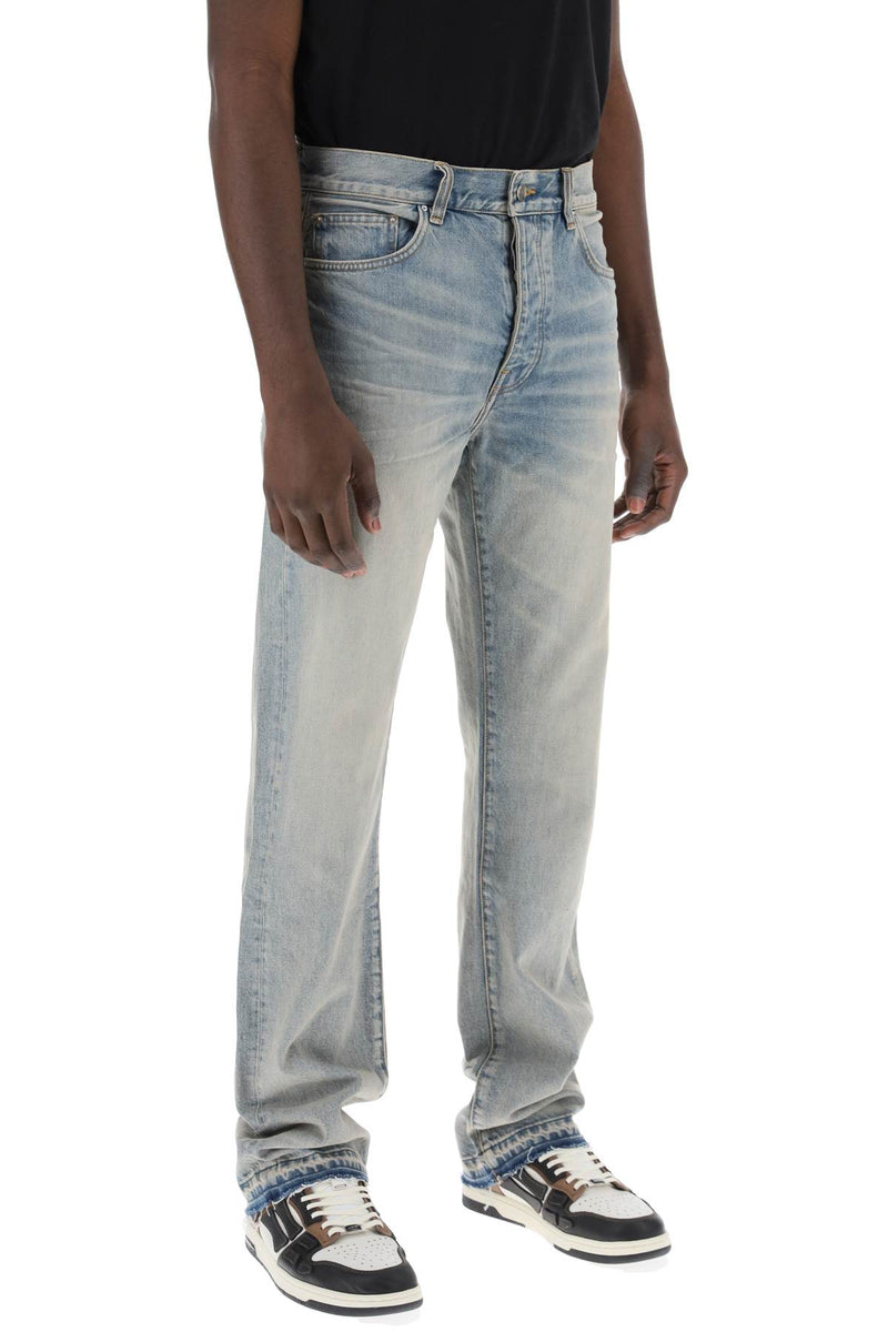 Amiri Straight Cut Loose Jeans Blue