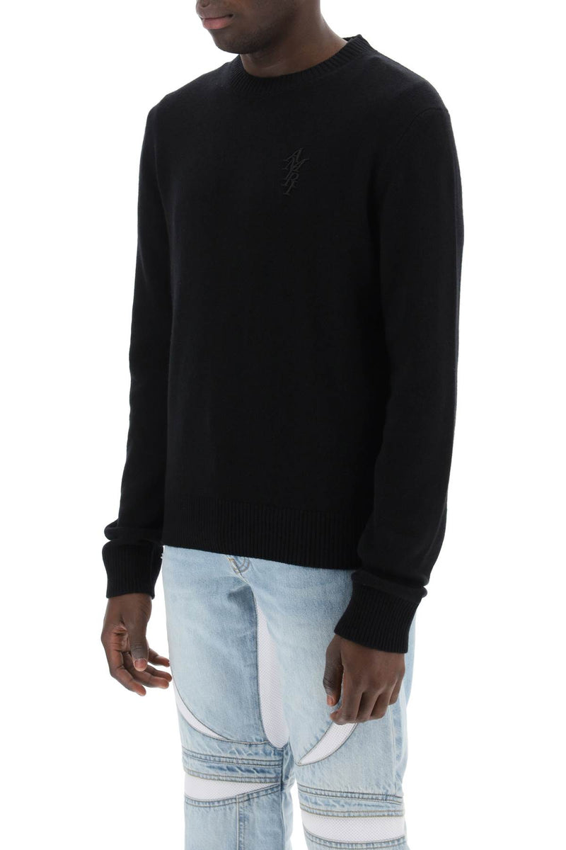 Amiri Stack Cashmere Sweater Black