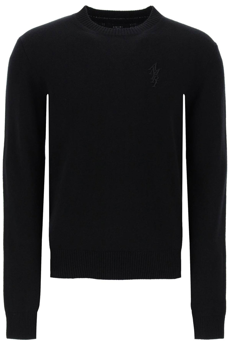 Amiri Stack Cashmere Sweater Black