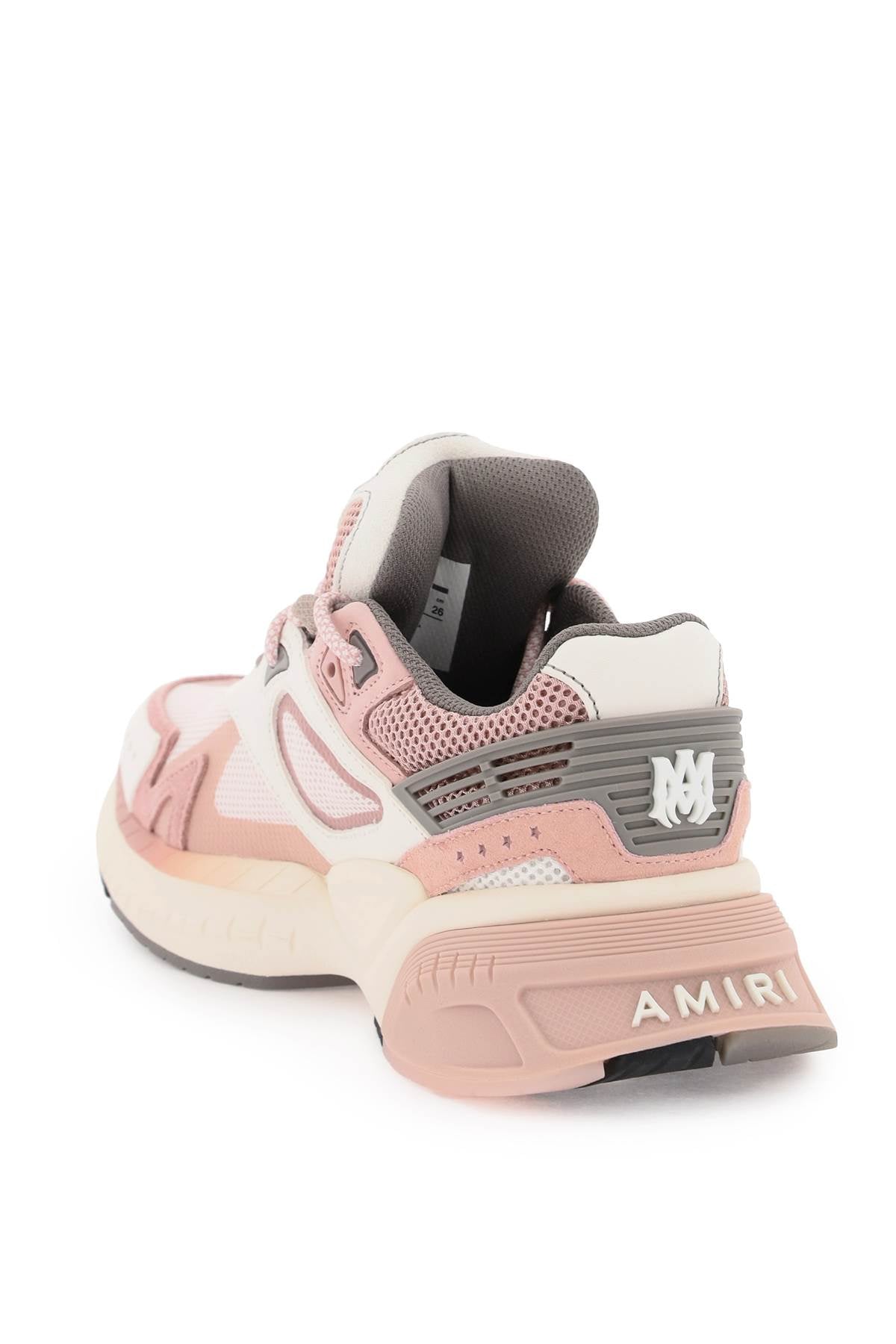 Amiri Mesh And Leather Ma Sneakers In 9