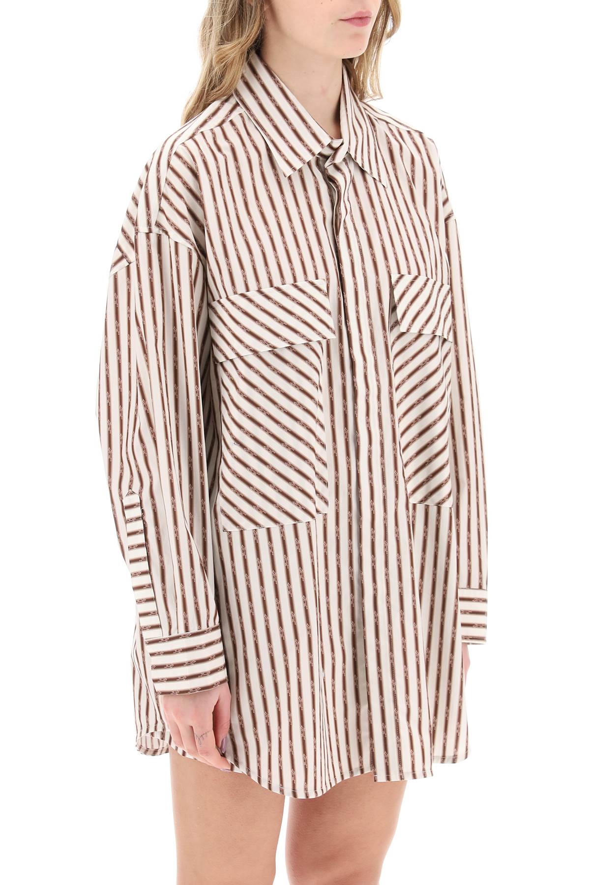 Amiri Striped Maxi Shirt