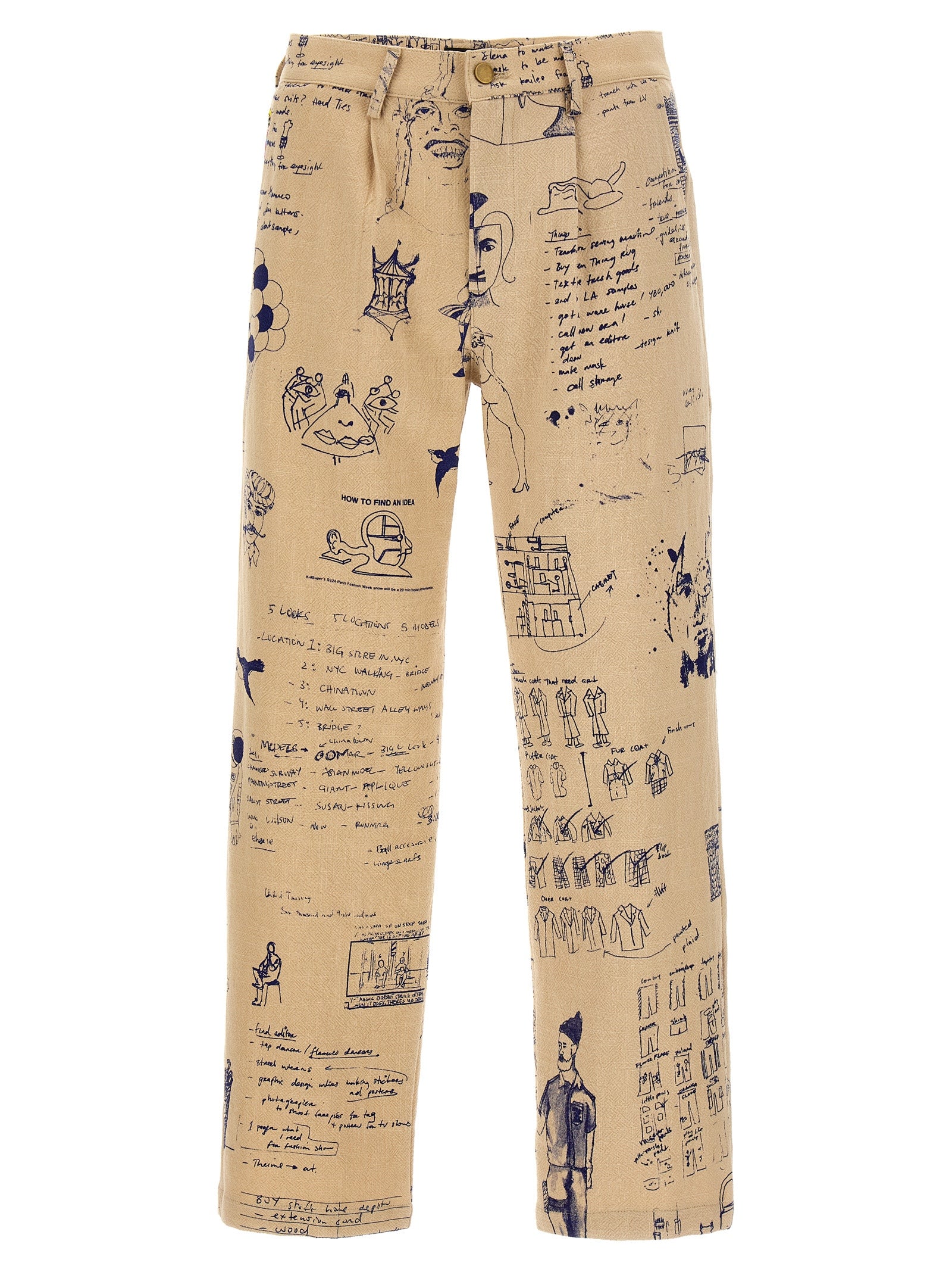 Kidsuper 'Doodles' Trousers