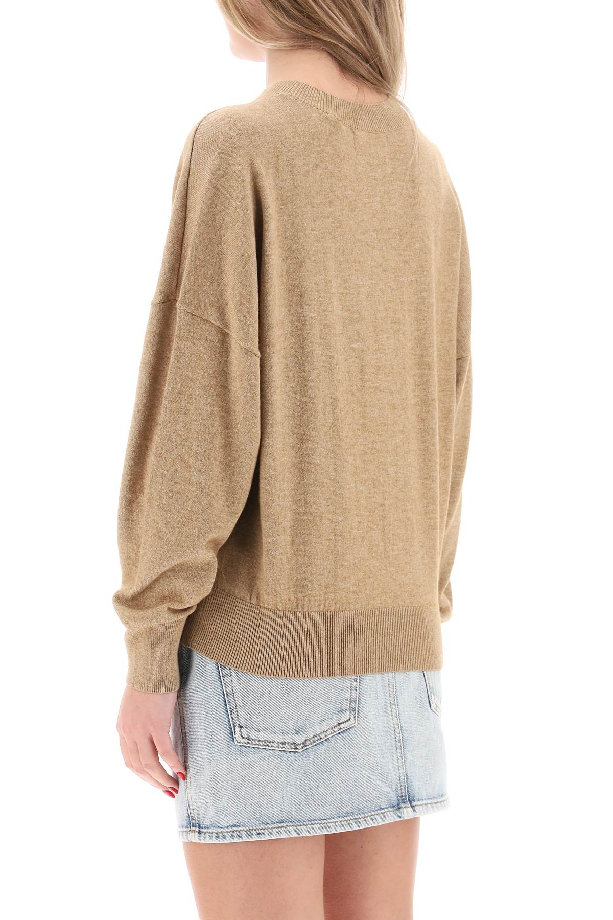 Isabel Marant Etoile Marisans Sweater With Logo Intarsia