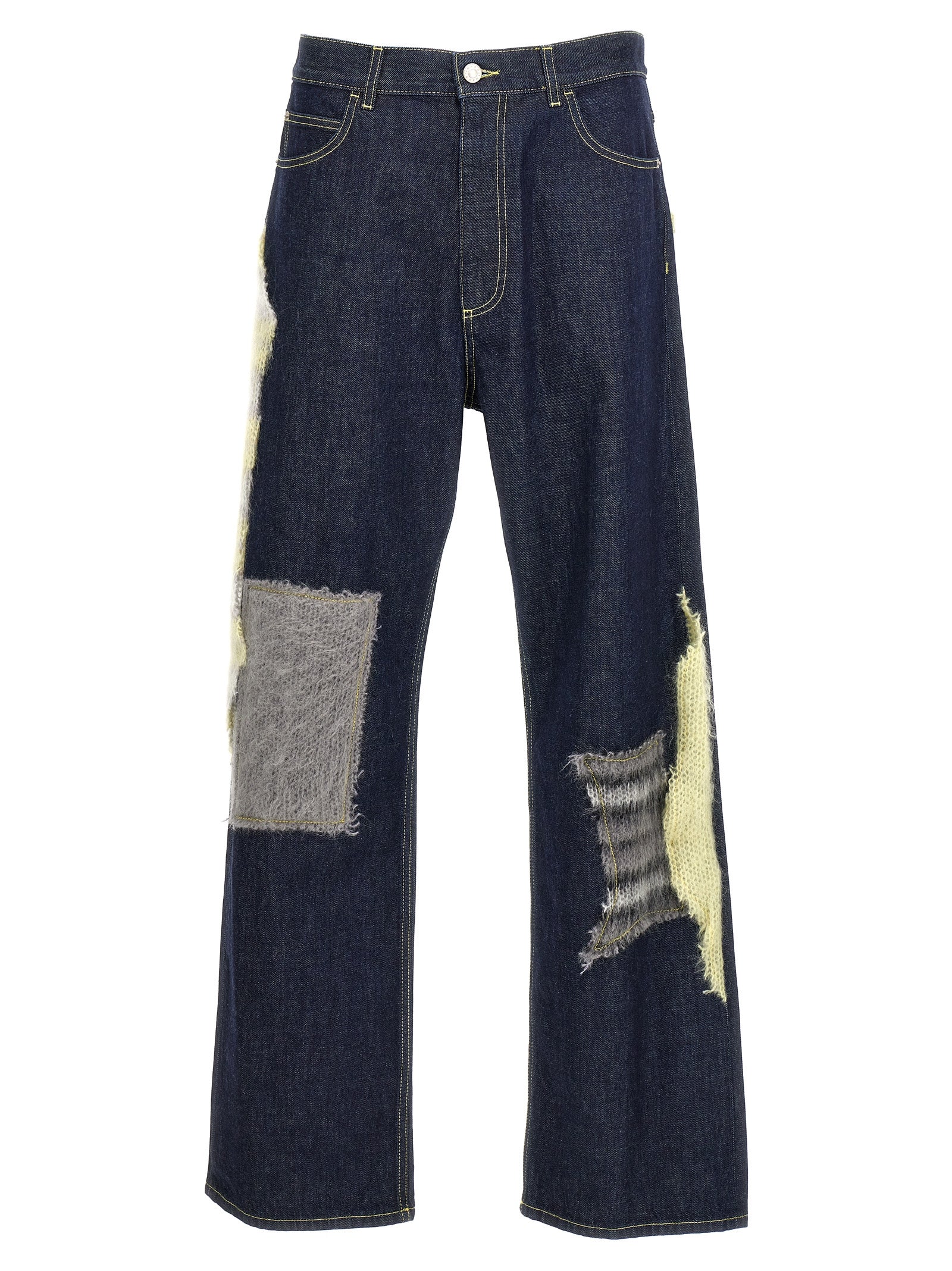 Marni Knitted Insert Jeans