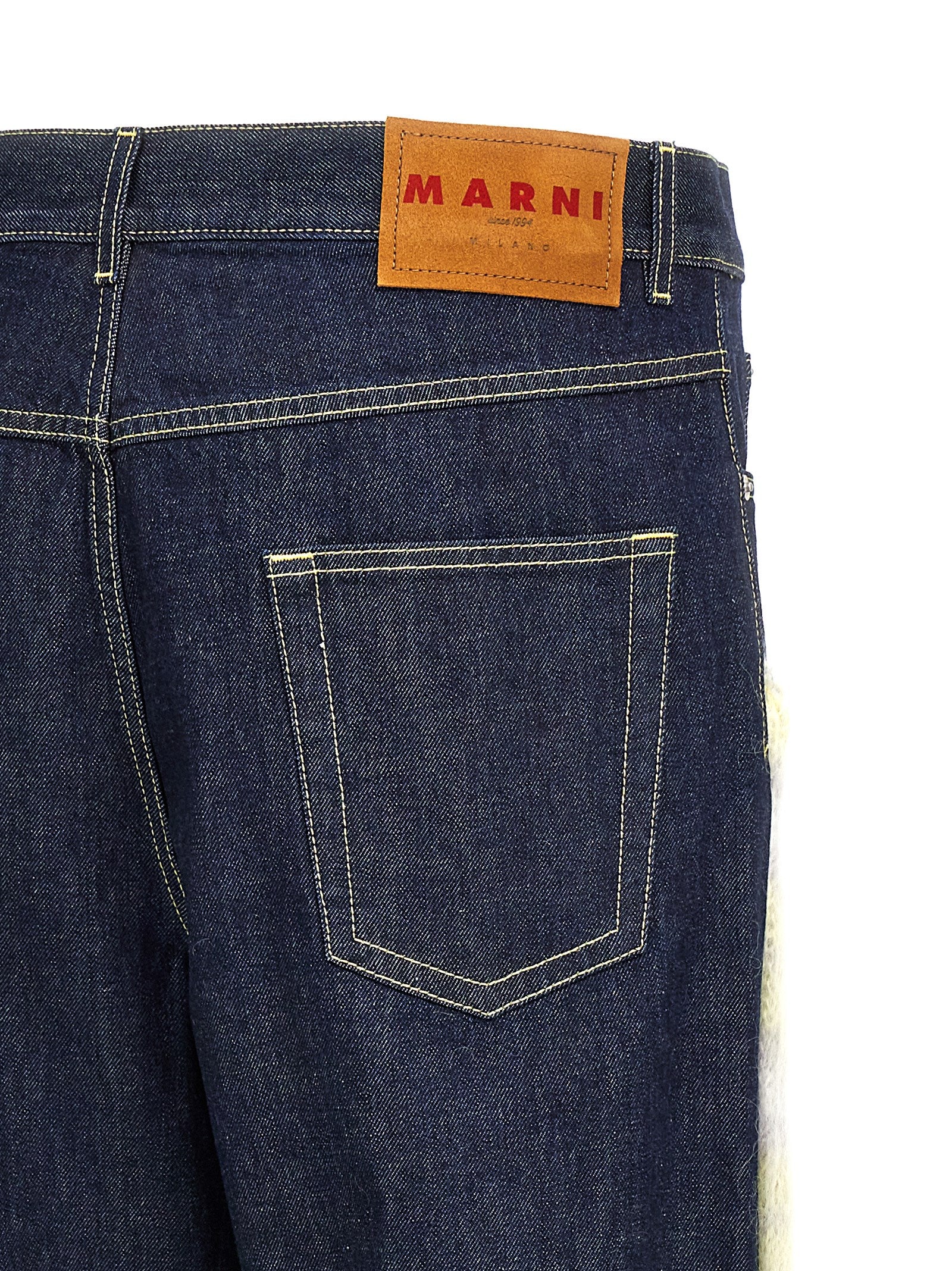 Marni Knitted Insert Jeans