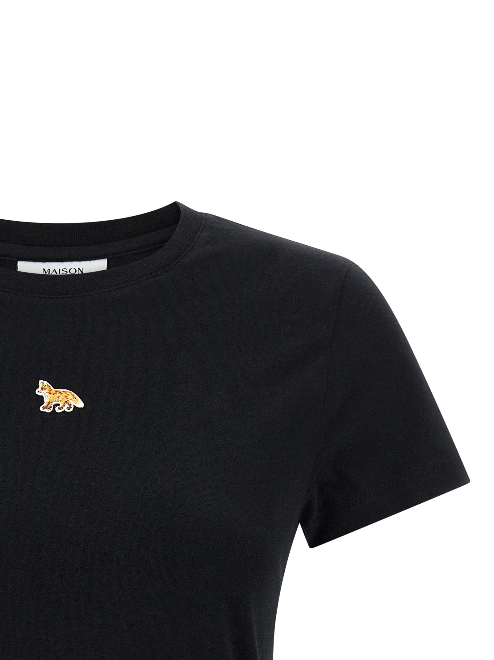 Maison Kitsune 'Baby Fox' Cropped T-Shirt