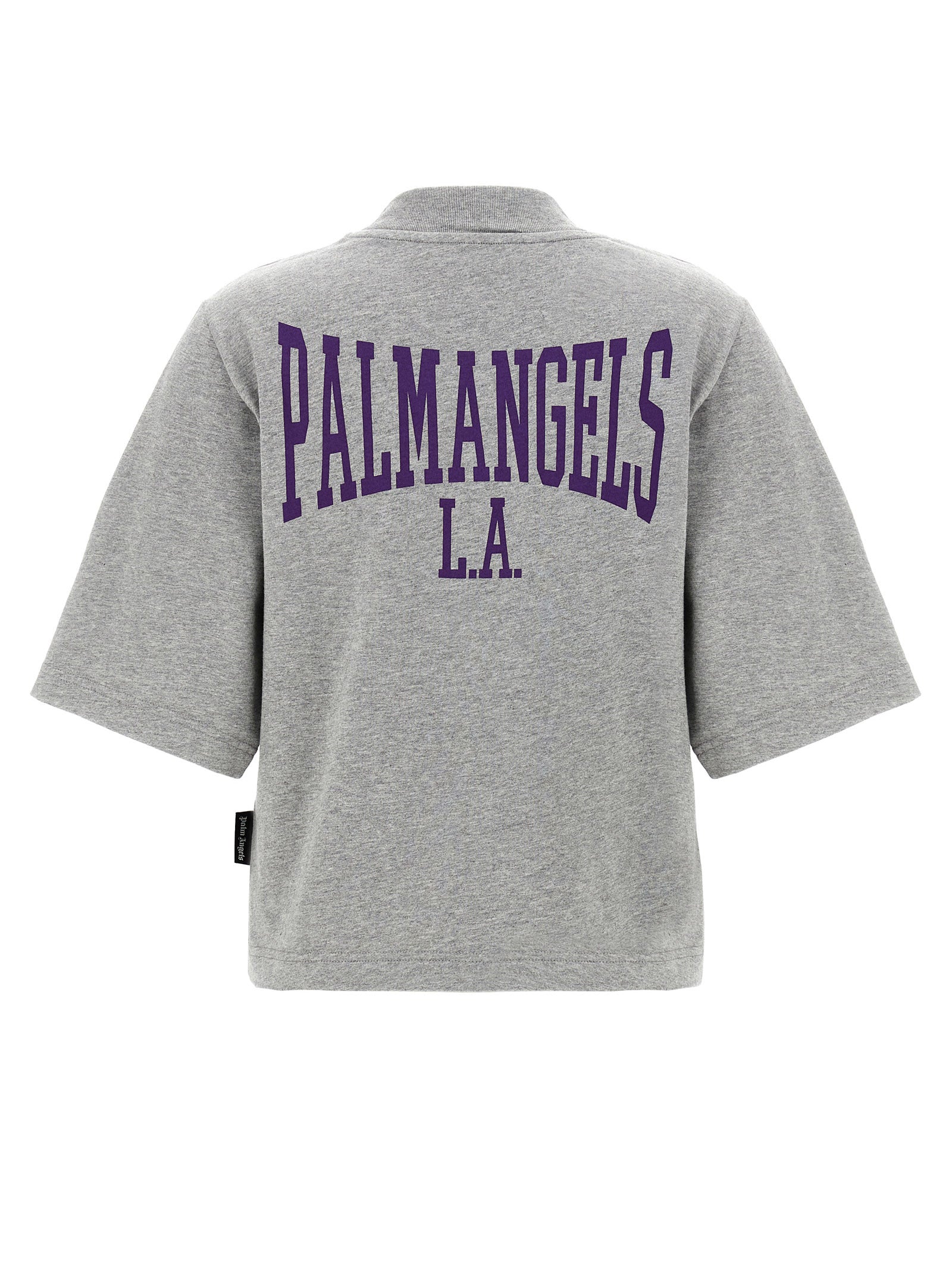 Palm Angels 'College' Cropped T-Shirt