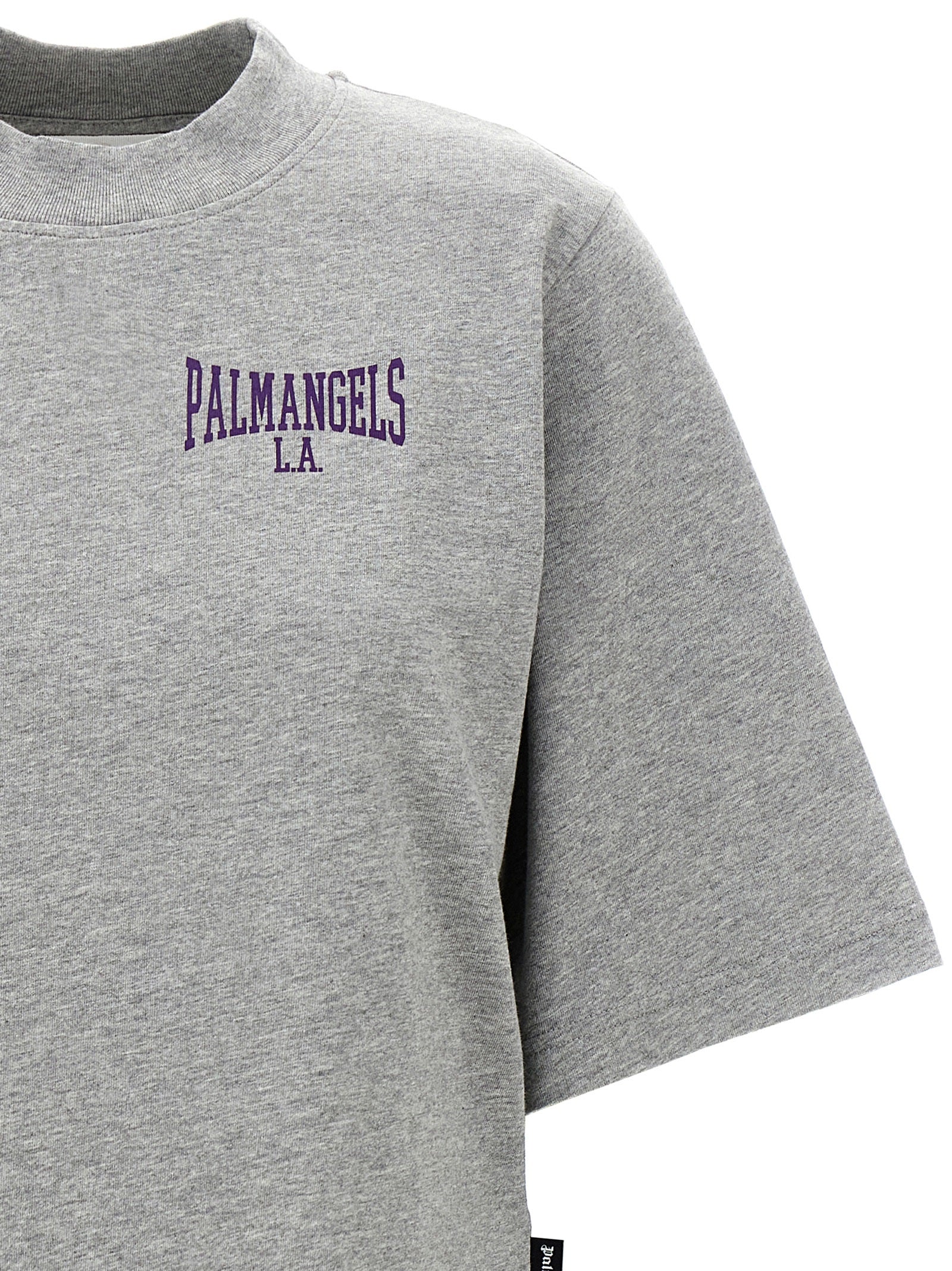 Palm Angels 'College' Cropped T-Shirt