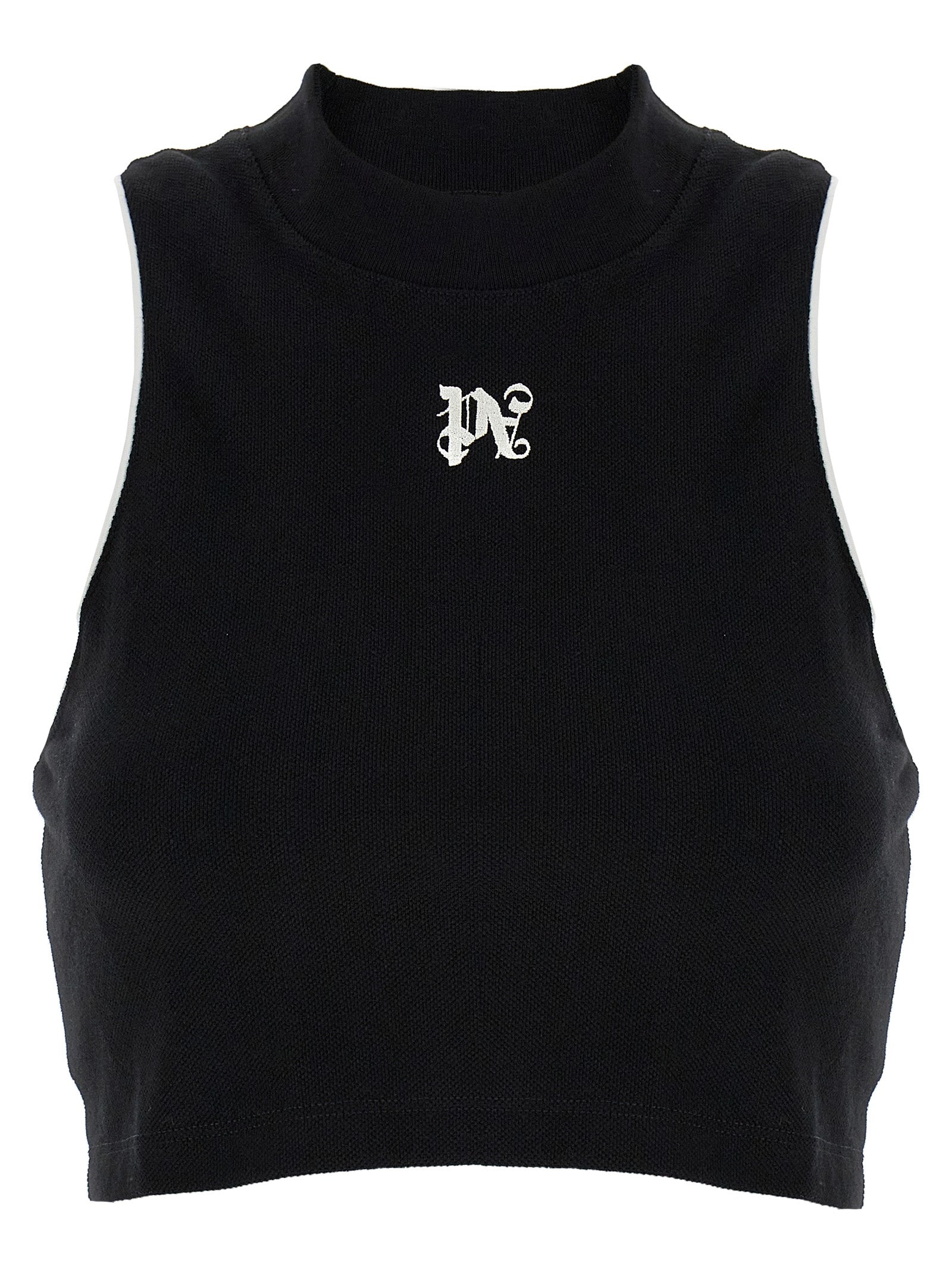 Palm Angels 'Pa Monogram' Cropped Top