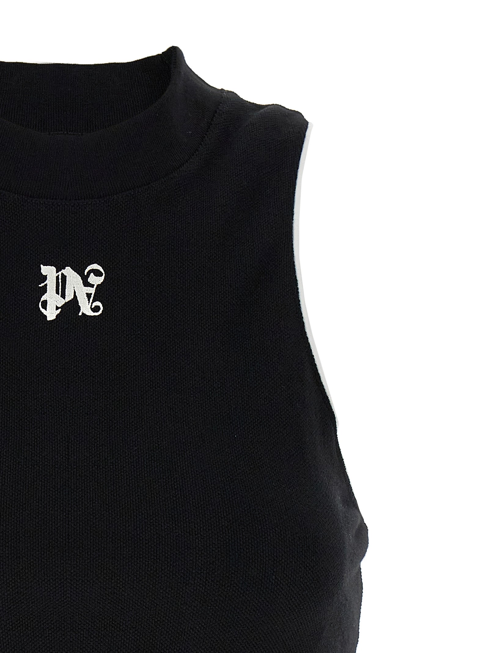 Palm Angels 'Pa Monogram' Cropped Top