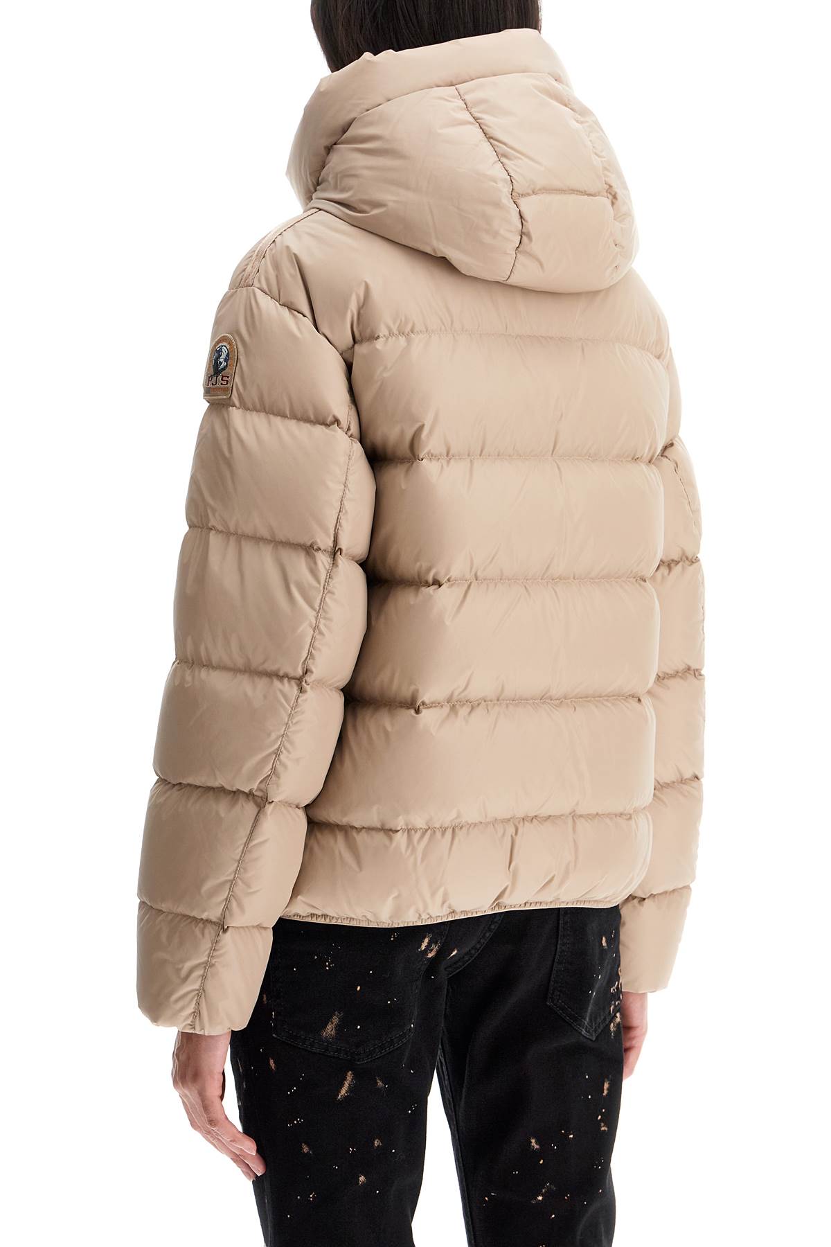 Parajumpers Short Down Jacket With Hood Jinny