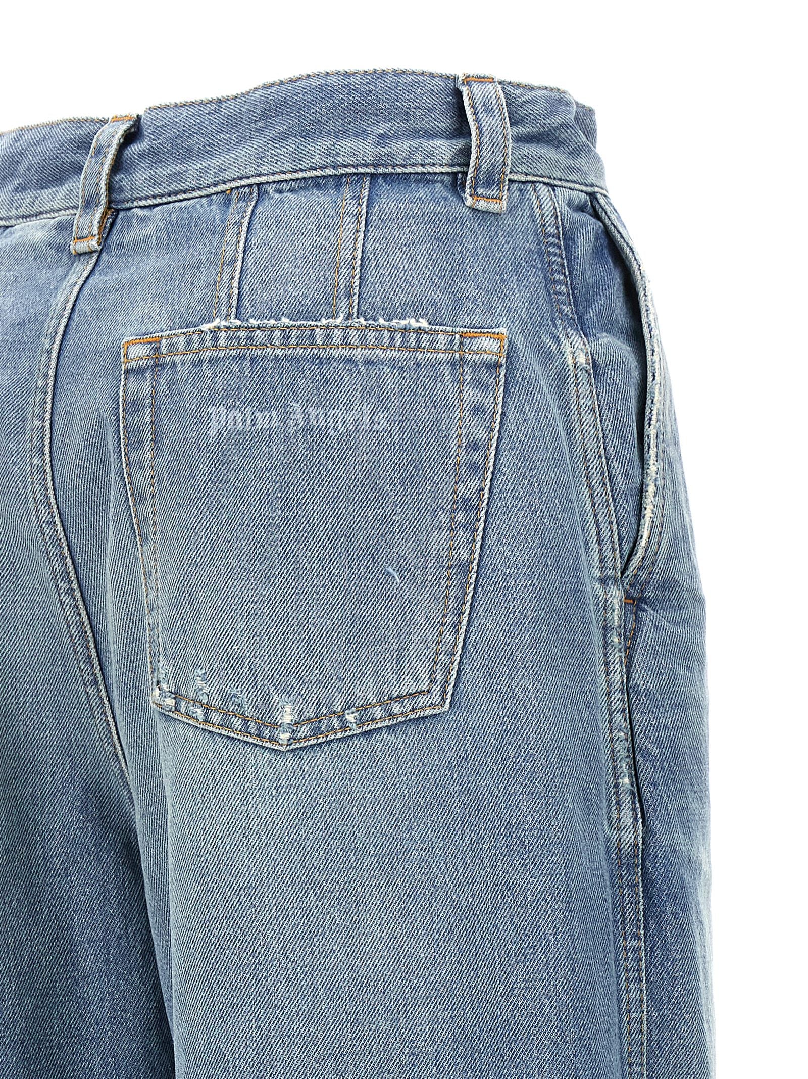 Palm Angels 'Washed Logo' Jeans