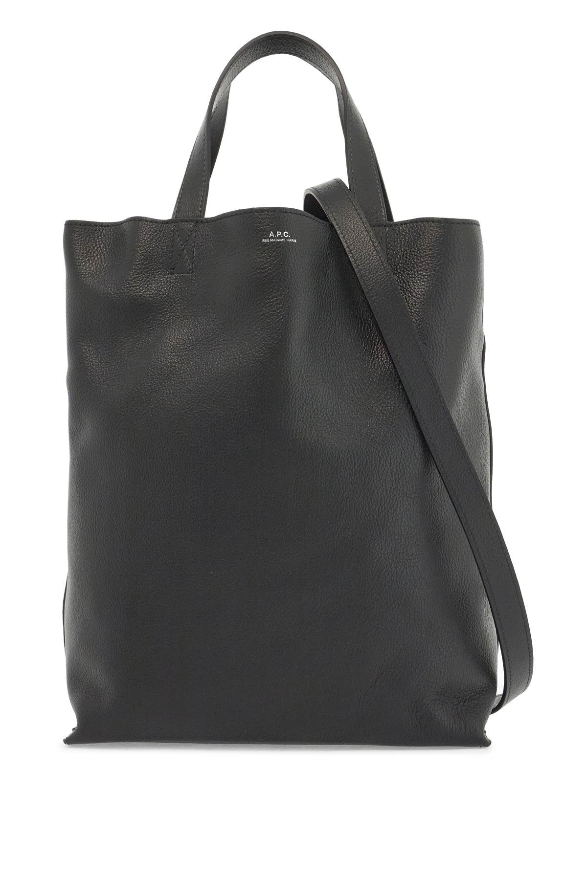 A.P.C. Maiko Medium Leather Tote Bag