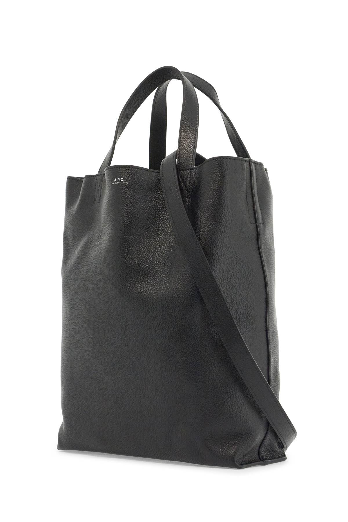 A.P.C. Maiko Medium Leather Tote Bag