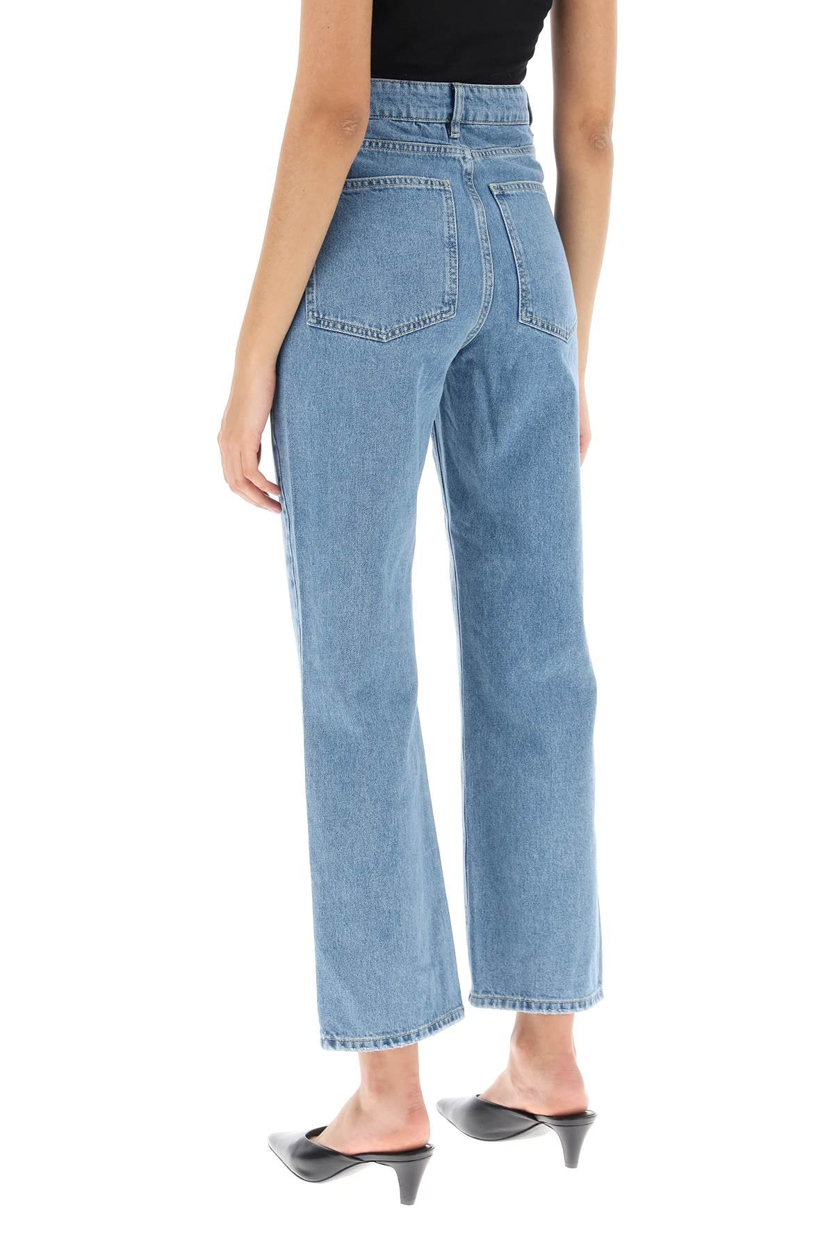 By Malene Birger Milium Cropped Jeans In Organic Denim