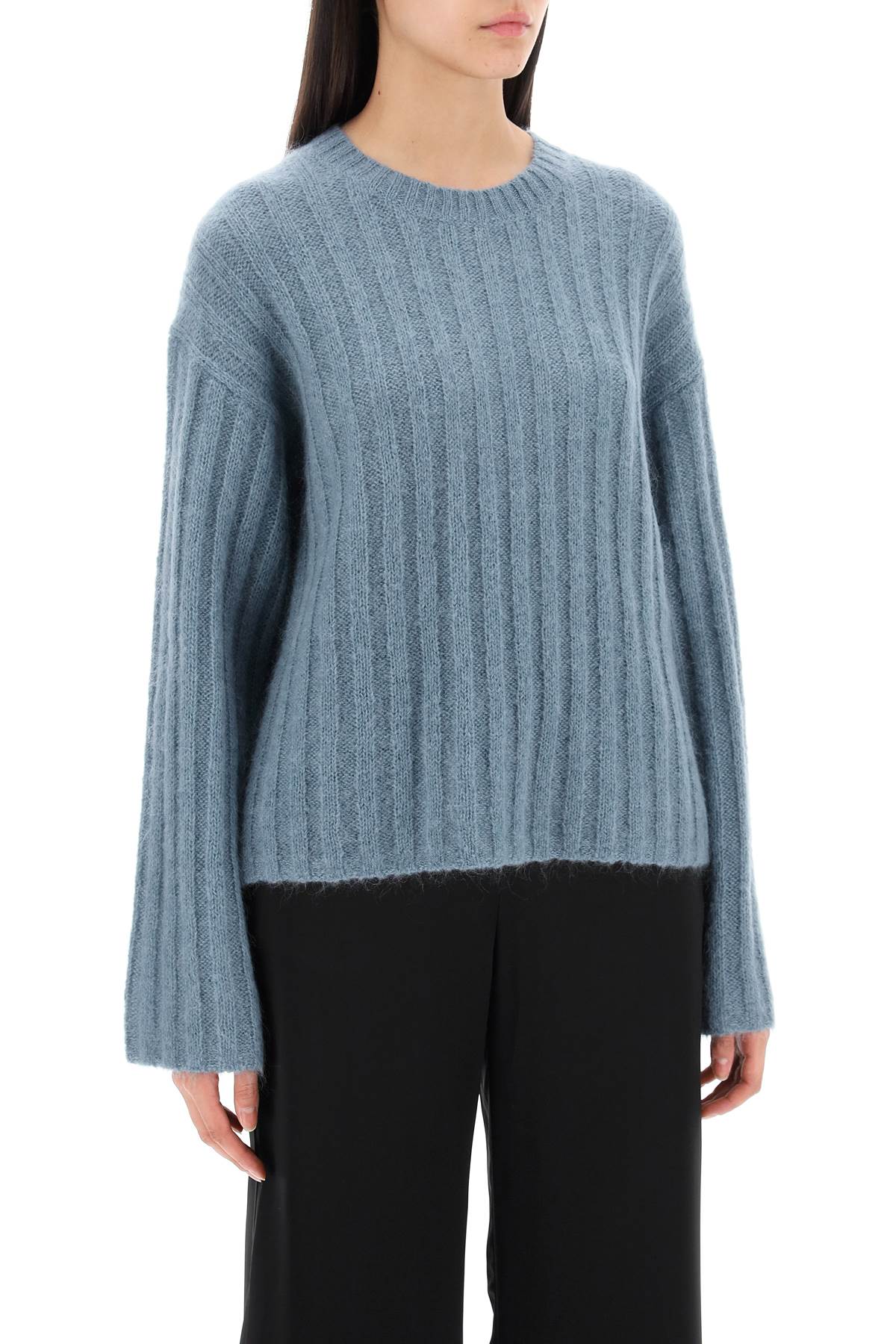 By Malene Birger Ribbed Knit Pullover Sweater