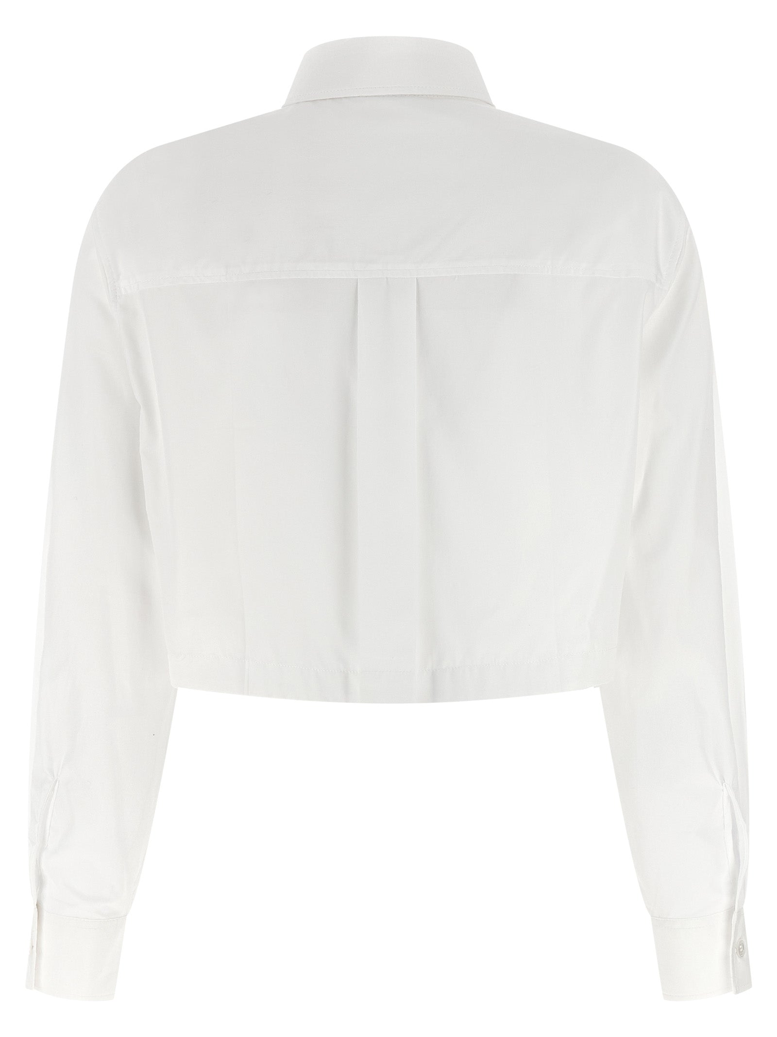 Maison Kitsune 'Baby Fox' Cropped Shirt