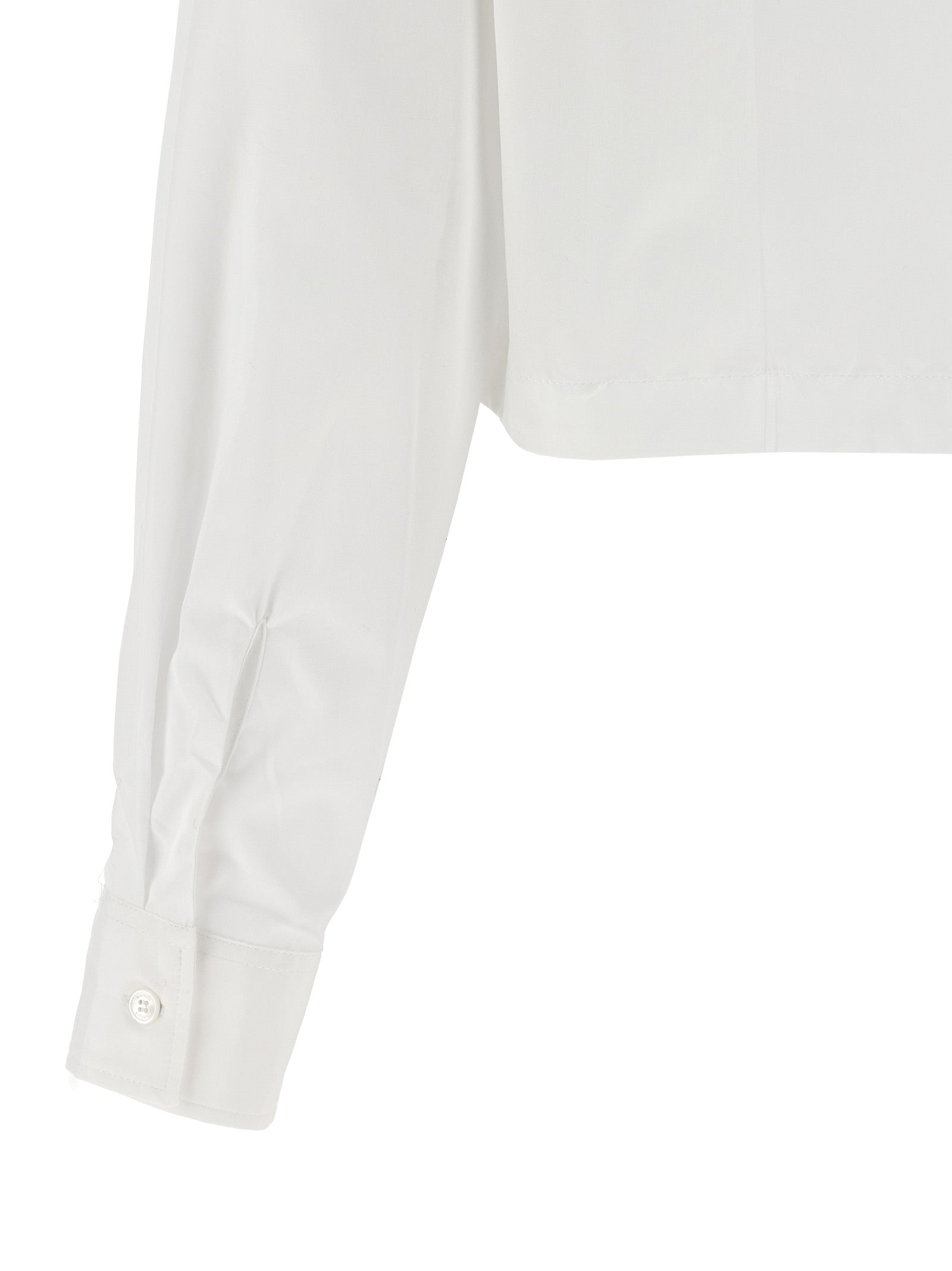 Maison Kitsune 'Baby Fox' Cropped Shirt